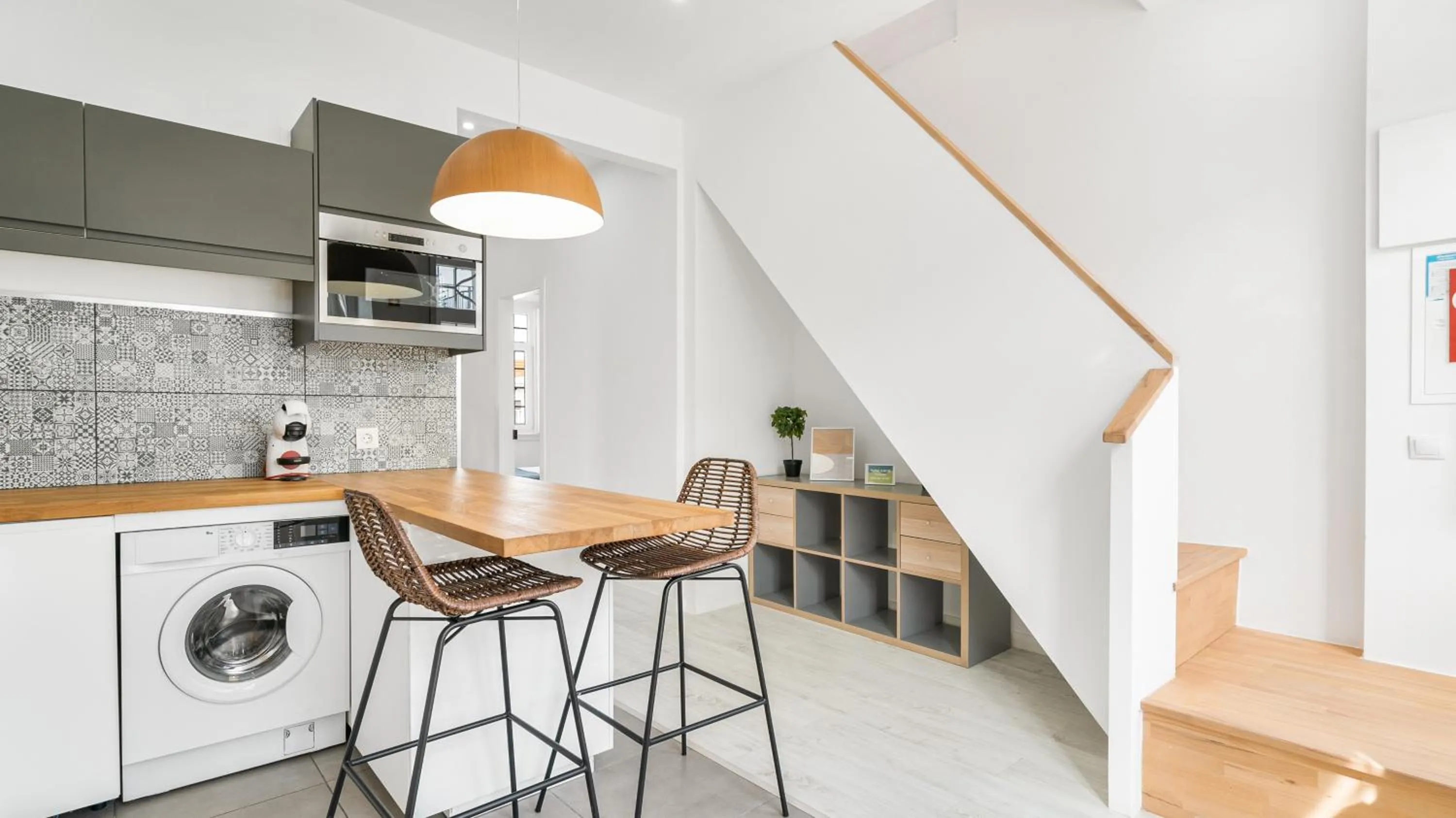 Kitchen or kitchenette in Sintra Retreat Residences by LovelyStay