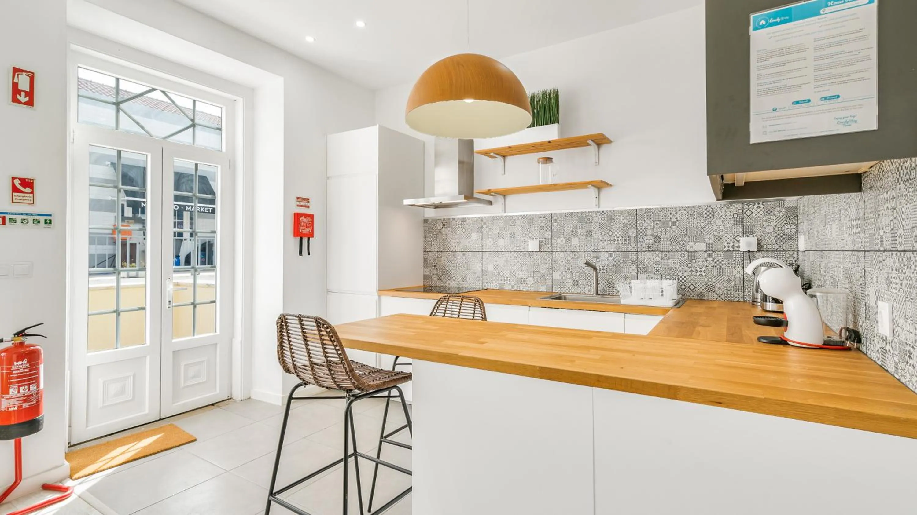 Kitchen or kitchenette in Sintra Retreat Residences by LovelyStay