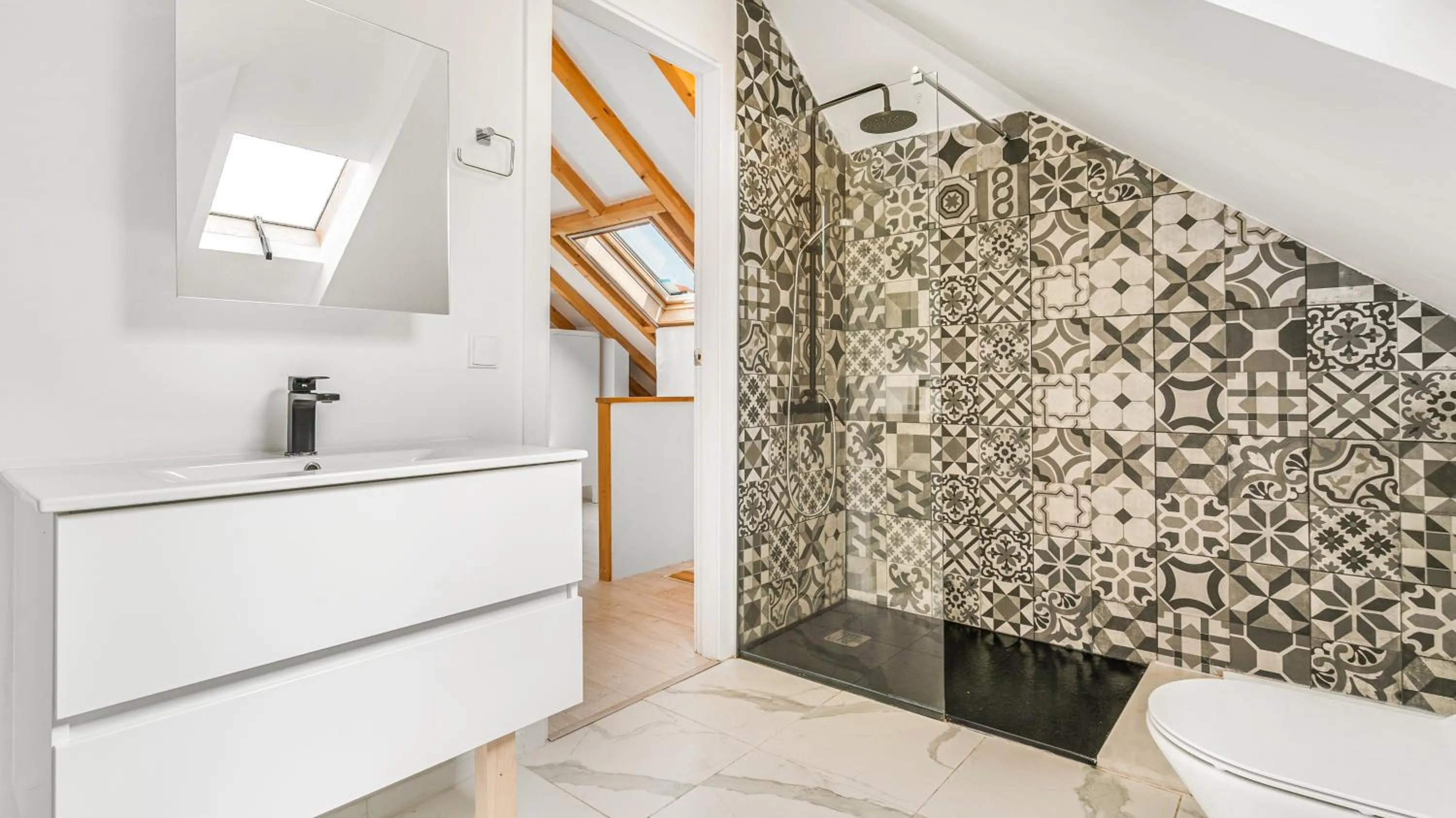 Bathroom in Sintra Retreat Residences by LovelyStay
