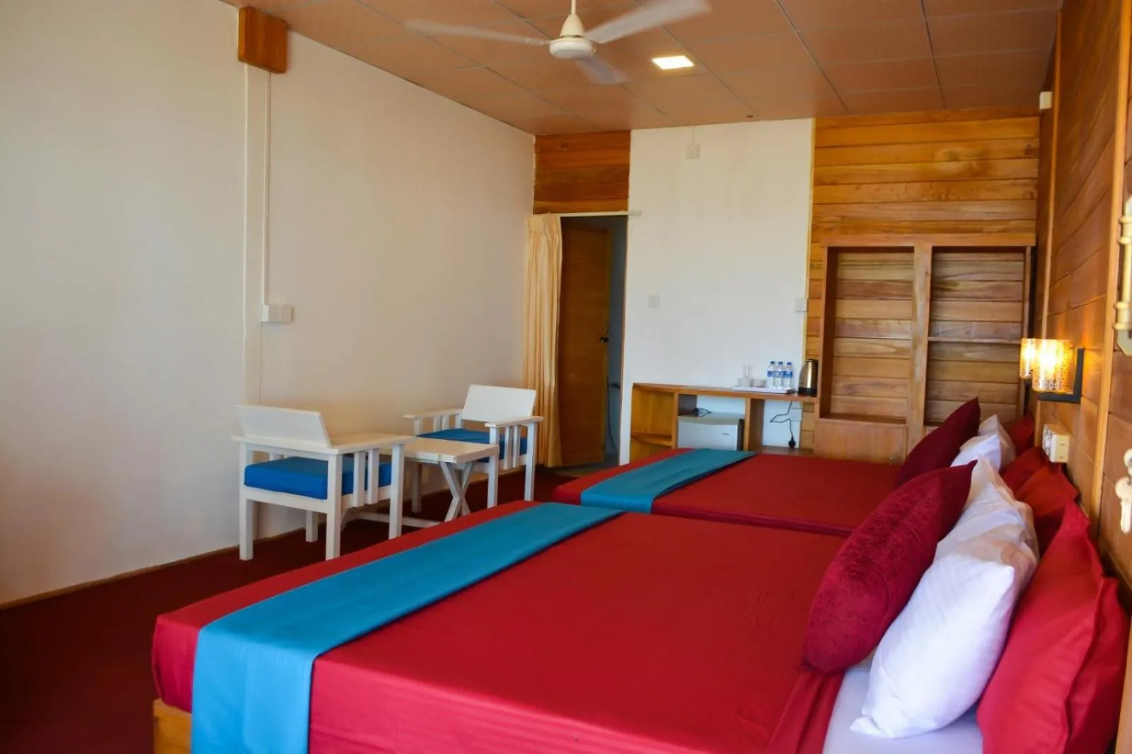 Bed in Golden Beach Cottages