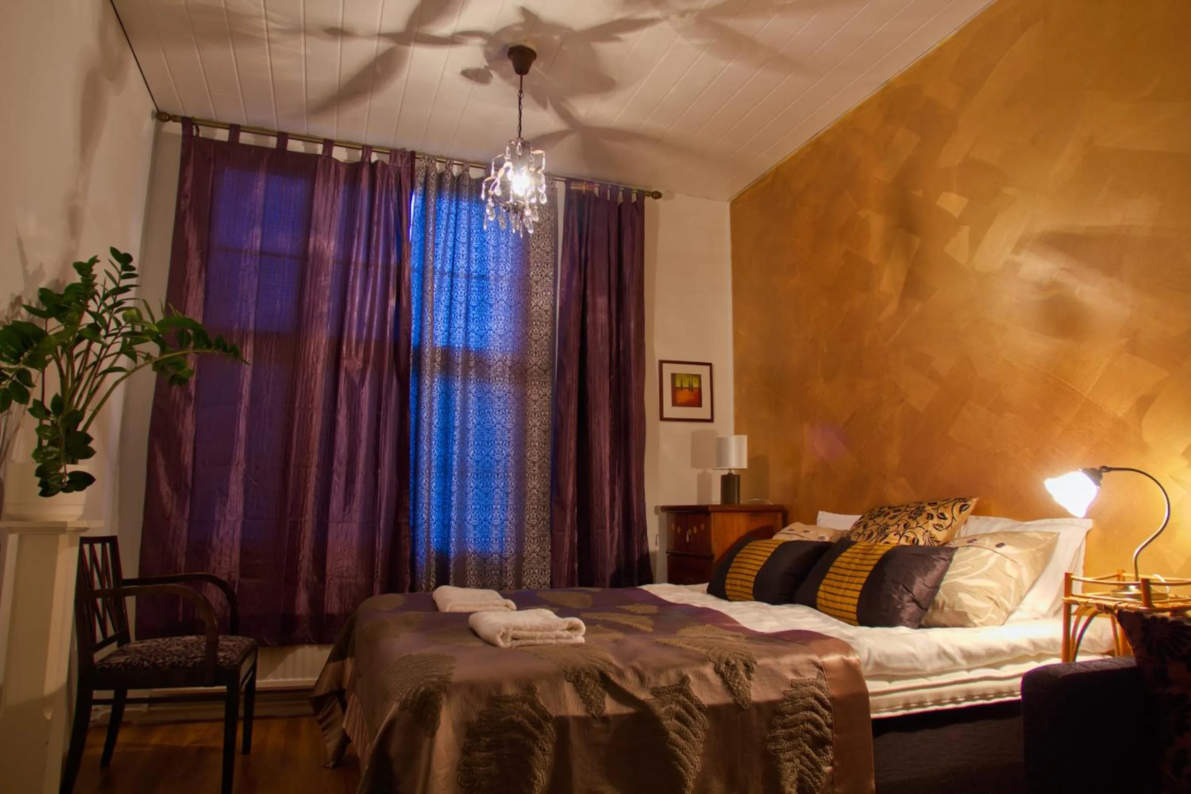 Bedroom, Bed in Salpalinjan Hovi