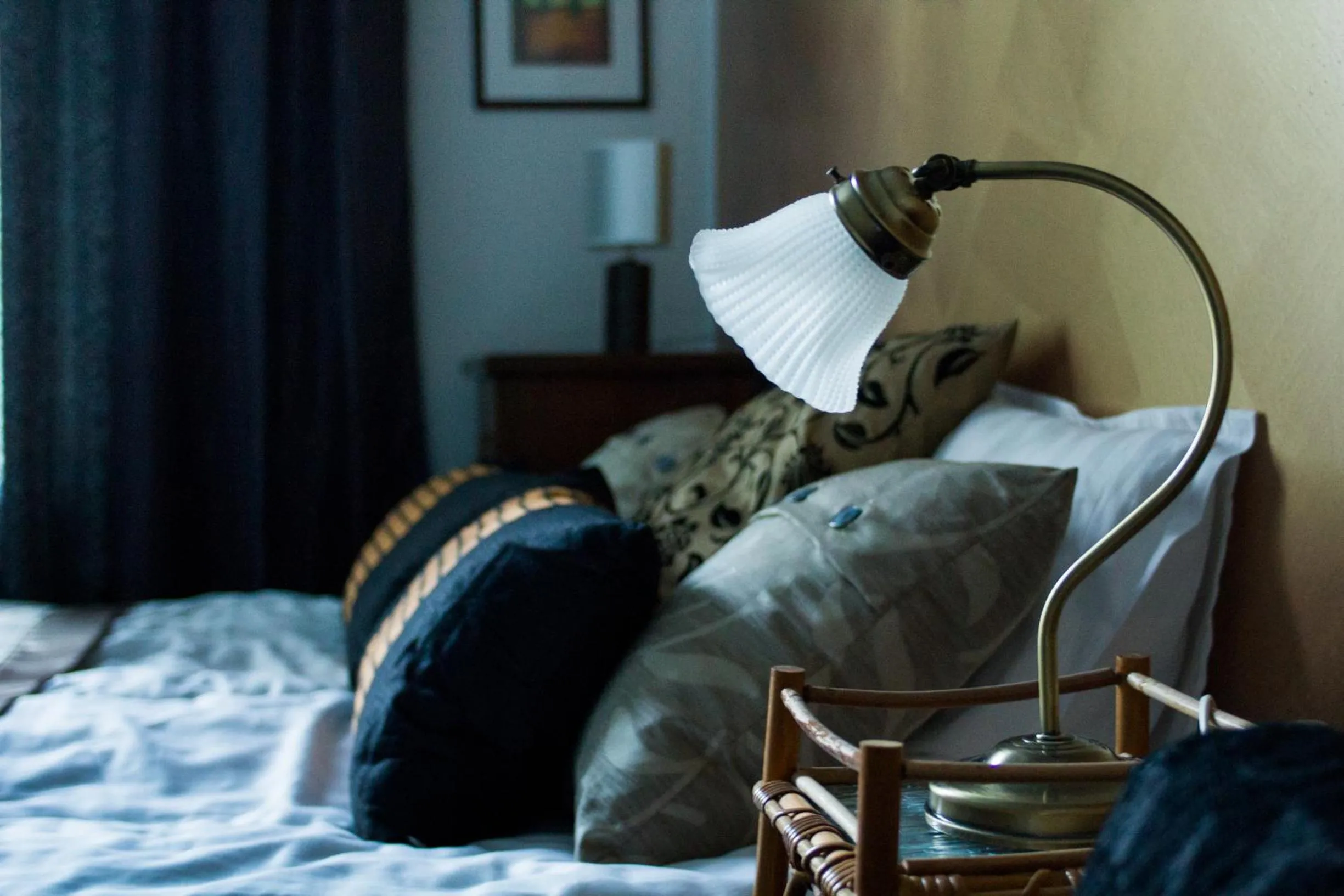 Decorative detail, Bed in Salpalinjan Hovi