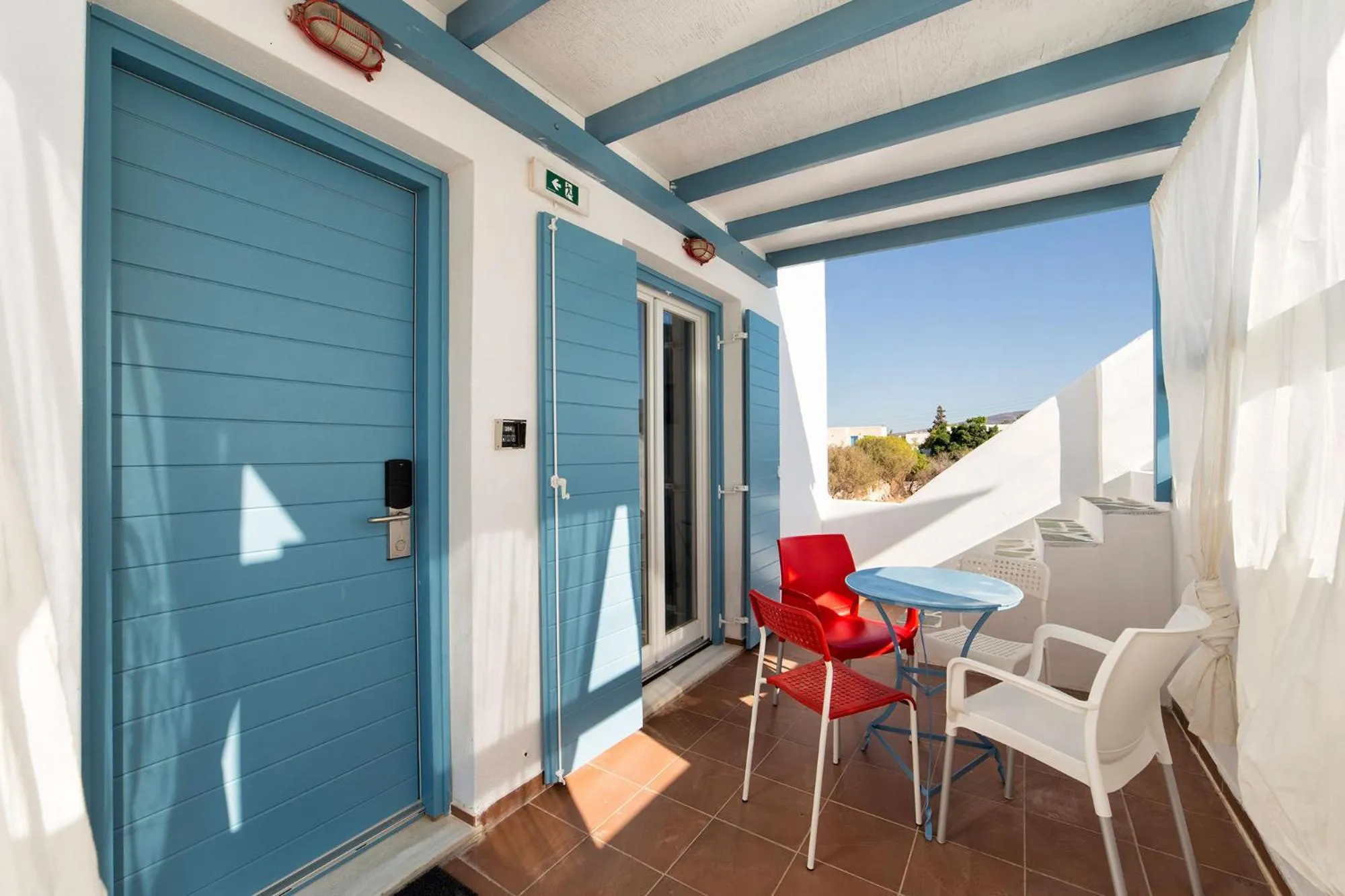Balcony/Terrace in Fivos Apartments