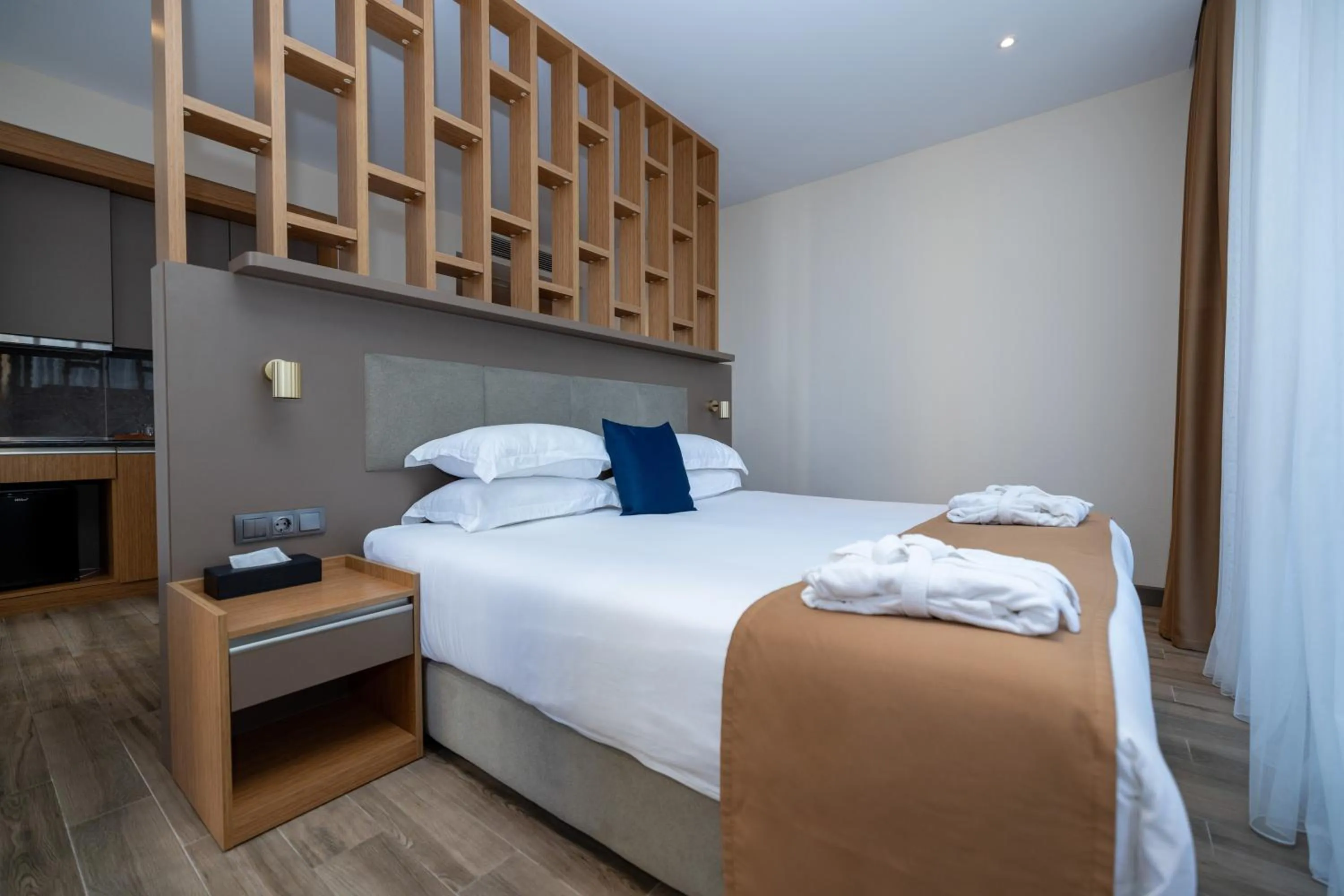 Property building, Bed in New Wave Apart-Hotel