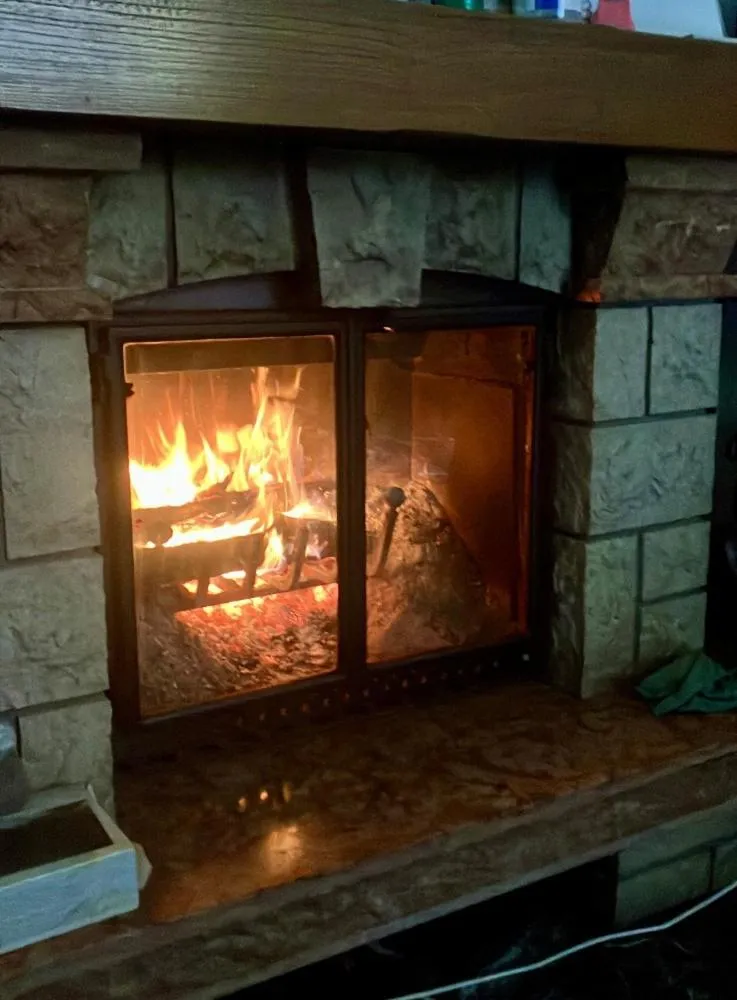 fireplace in R&B Casa Wanda since 1999