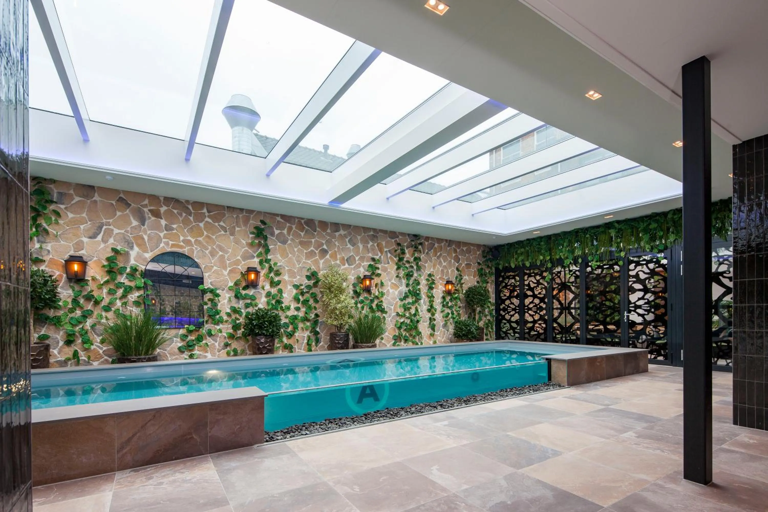 Swimming pool in Boutique Hotel Jersey