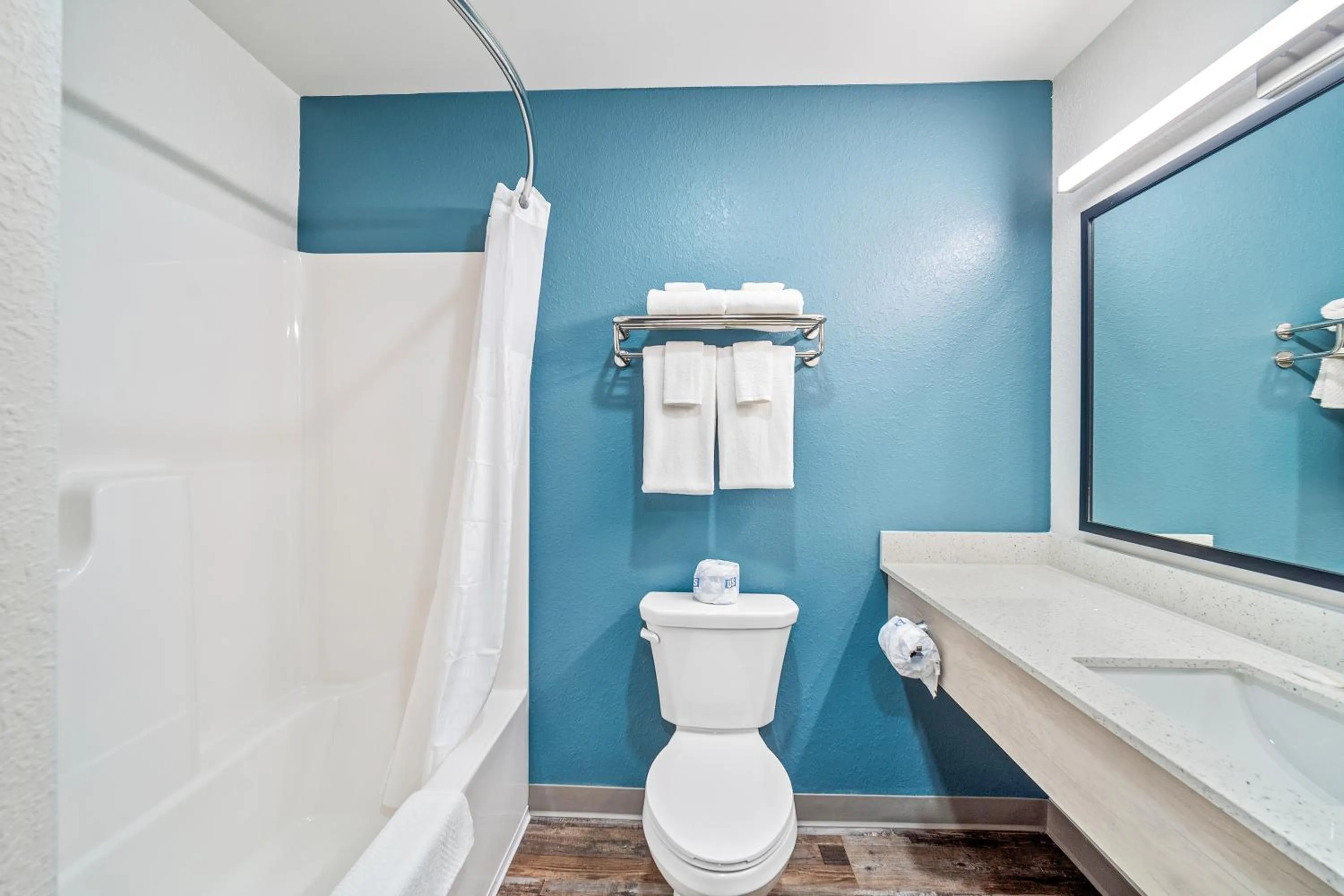 Bathroom in WoodSpring Suites Fort Myers - Cape Coral