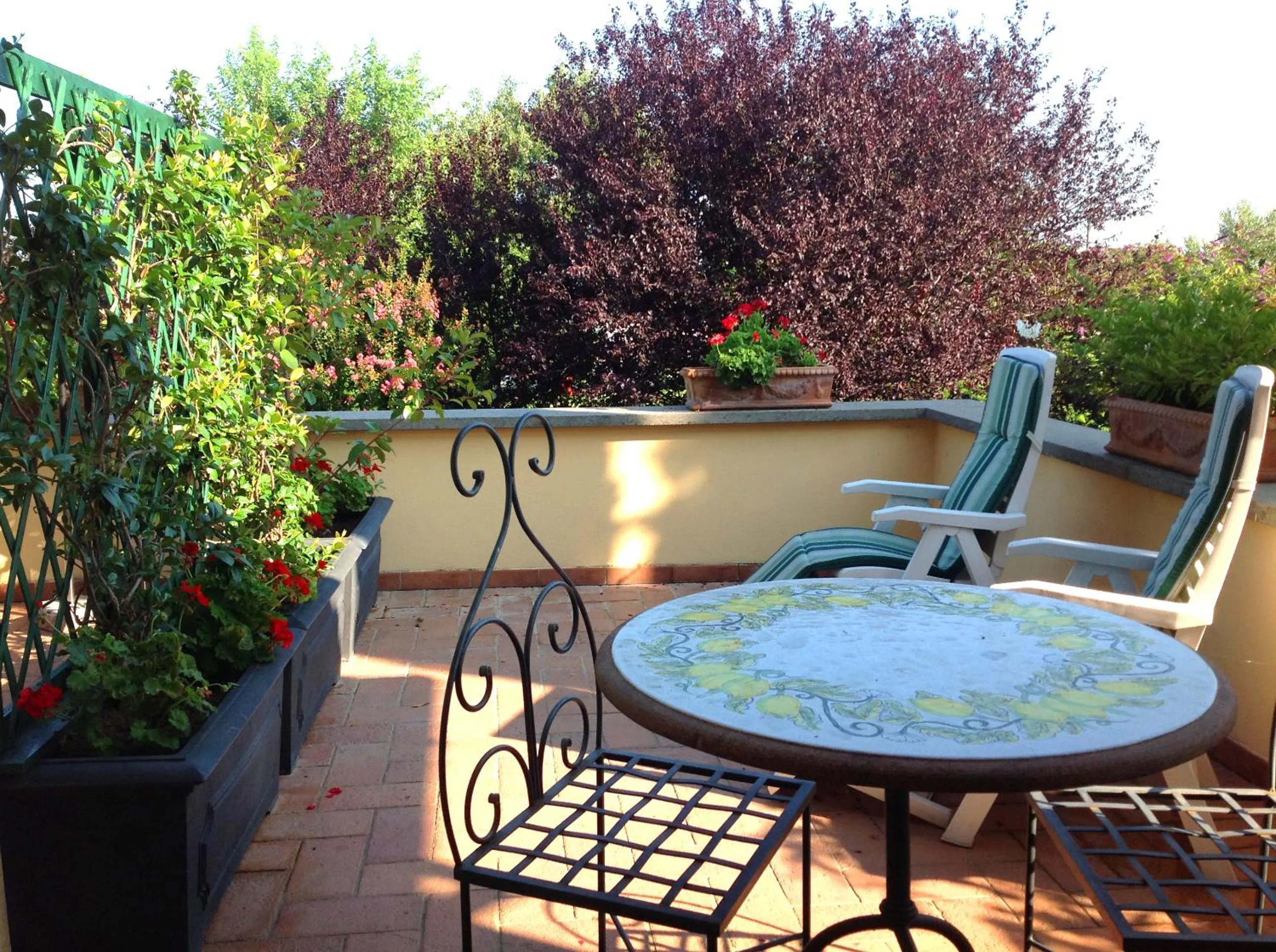 Balcony/Terrace in Bed and breakfast Ellera Viterbo