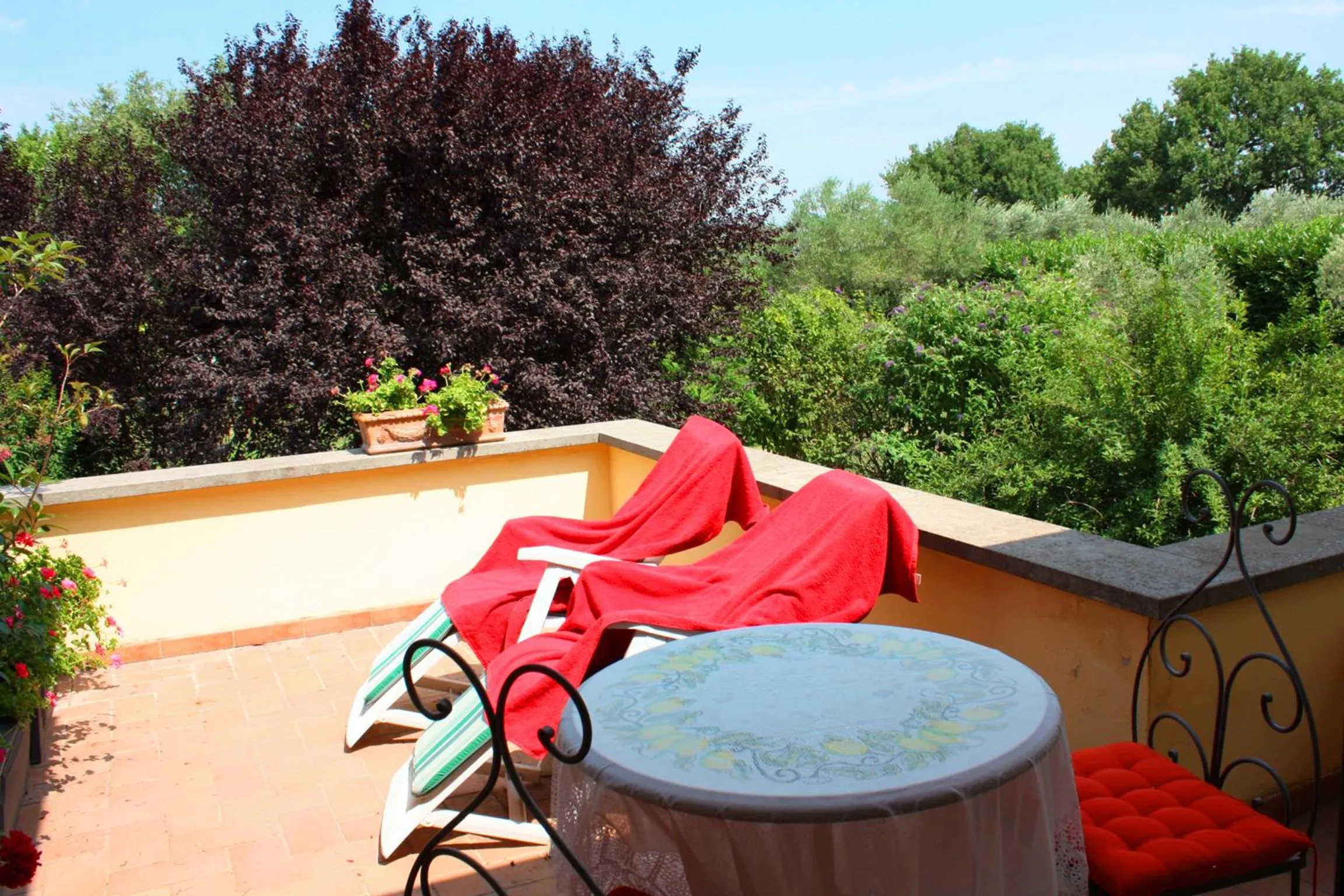 Balcony/Terrace in Bed and breakfast Ellera Viterbo