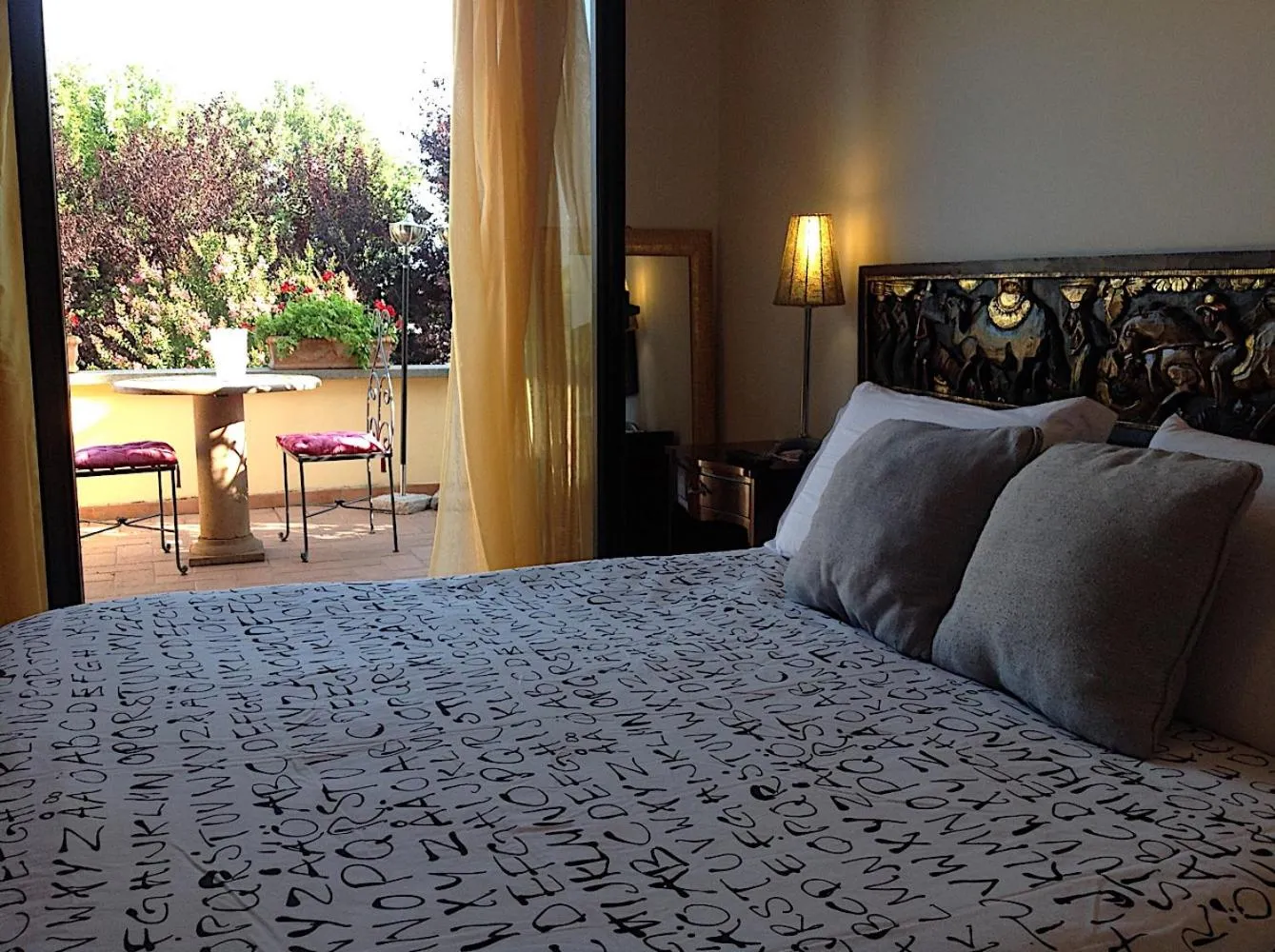 Garden, Bed in Bed and breakfast Ellera Viterbo