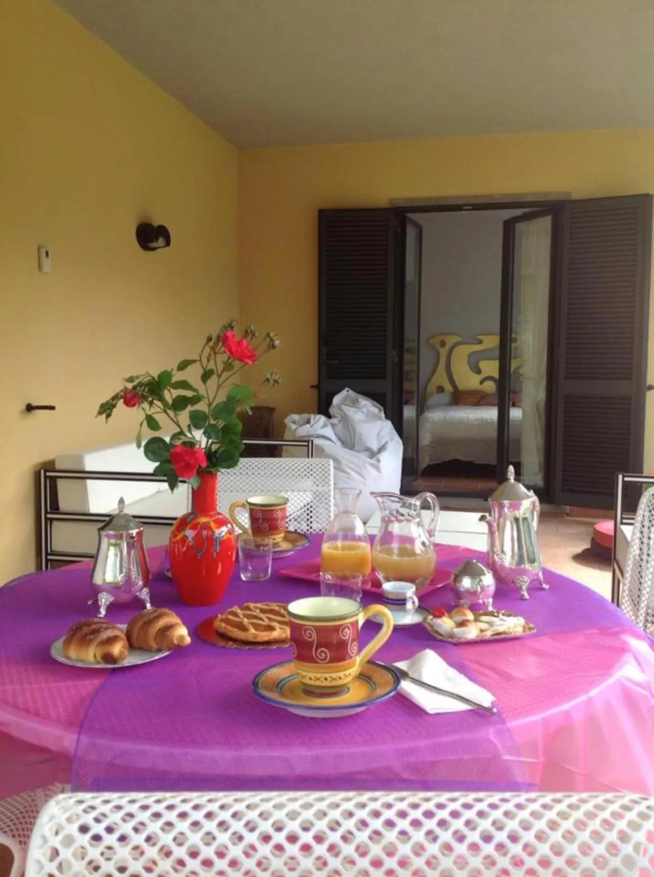 Breakfast in Bed and breakfast Ellera Viterbo