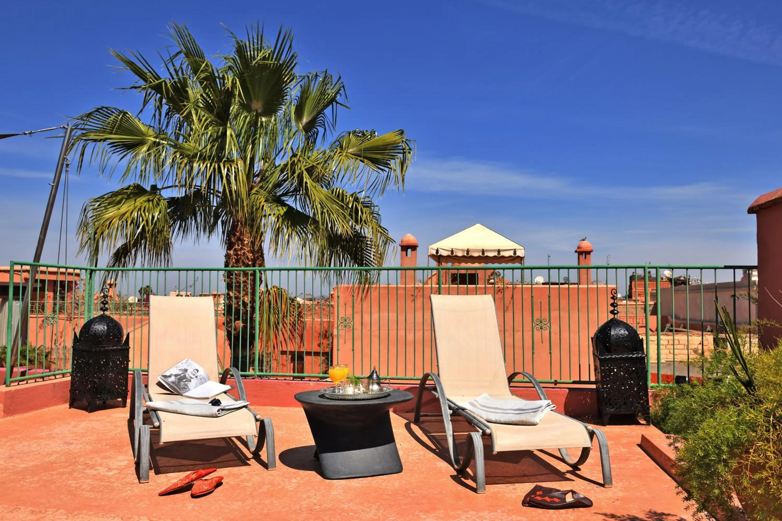 Patio in Riad L'Aziza