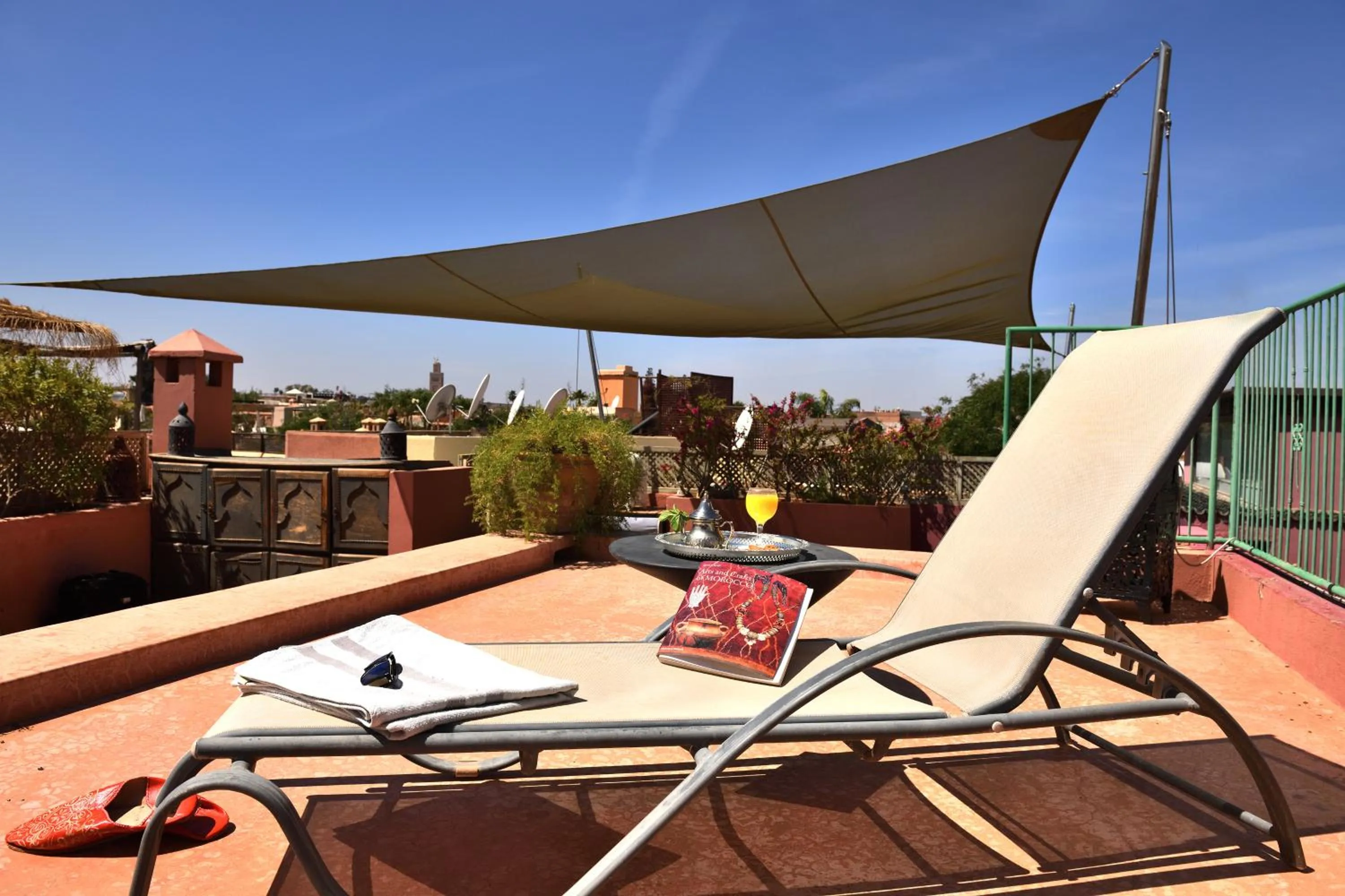 Patio in Riad L'Aziza