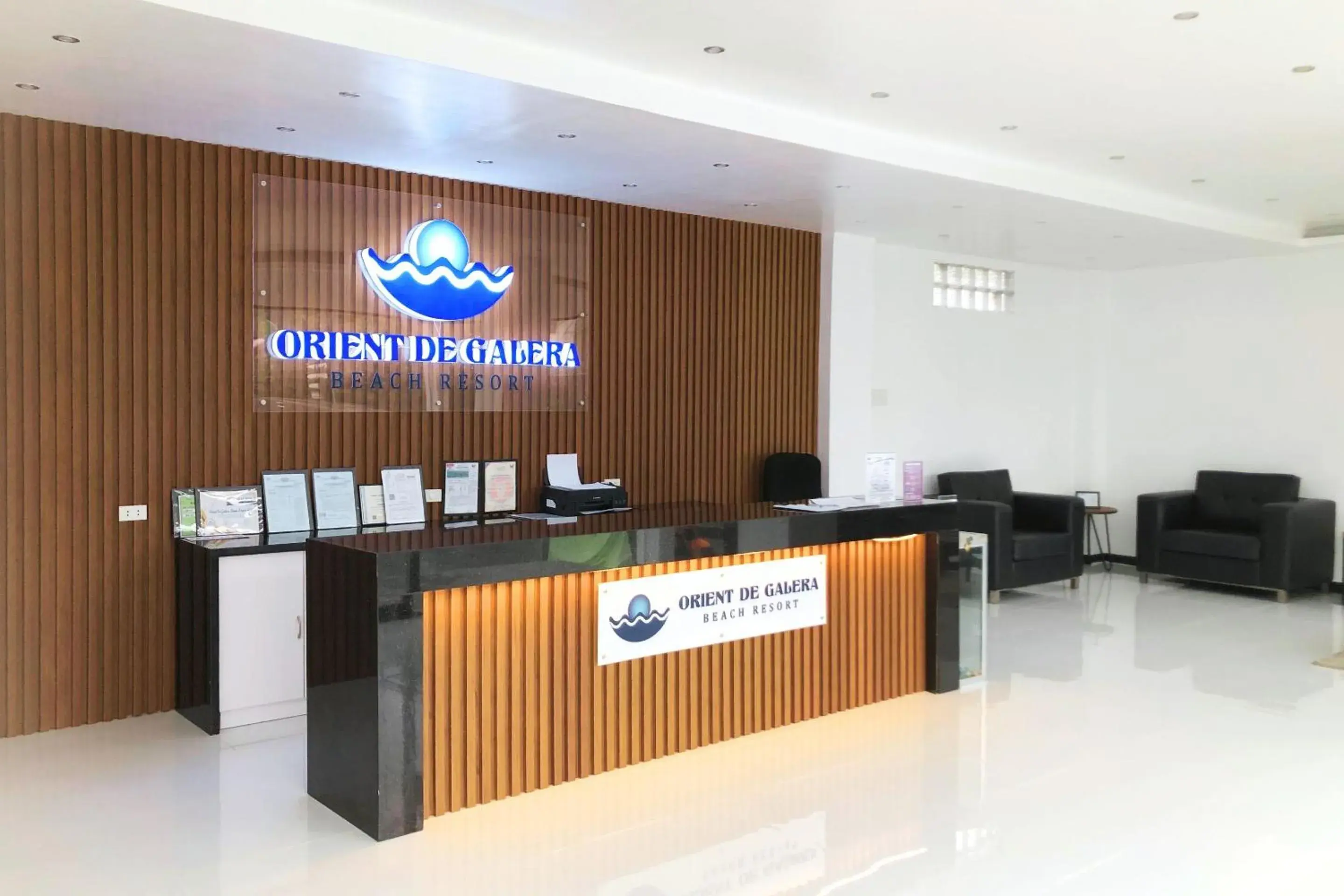 Lobby or reception in Orient De Galera Beach Resort Lobby or reception in Orient De Galera Beach Resort