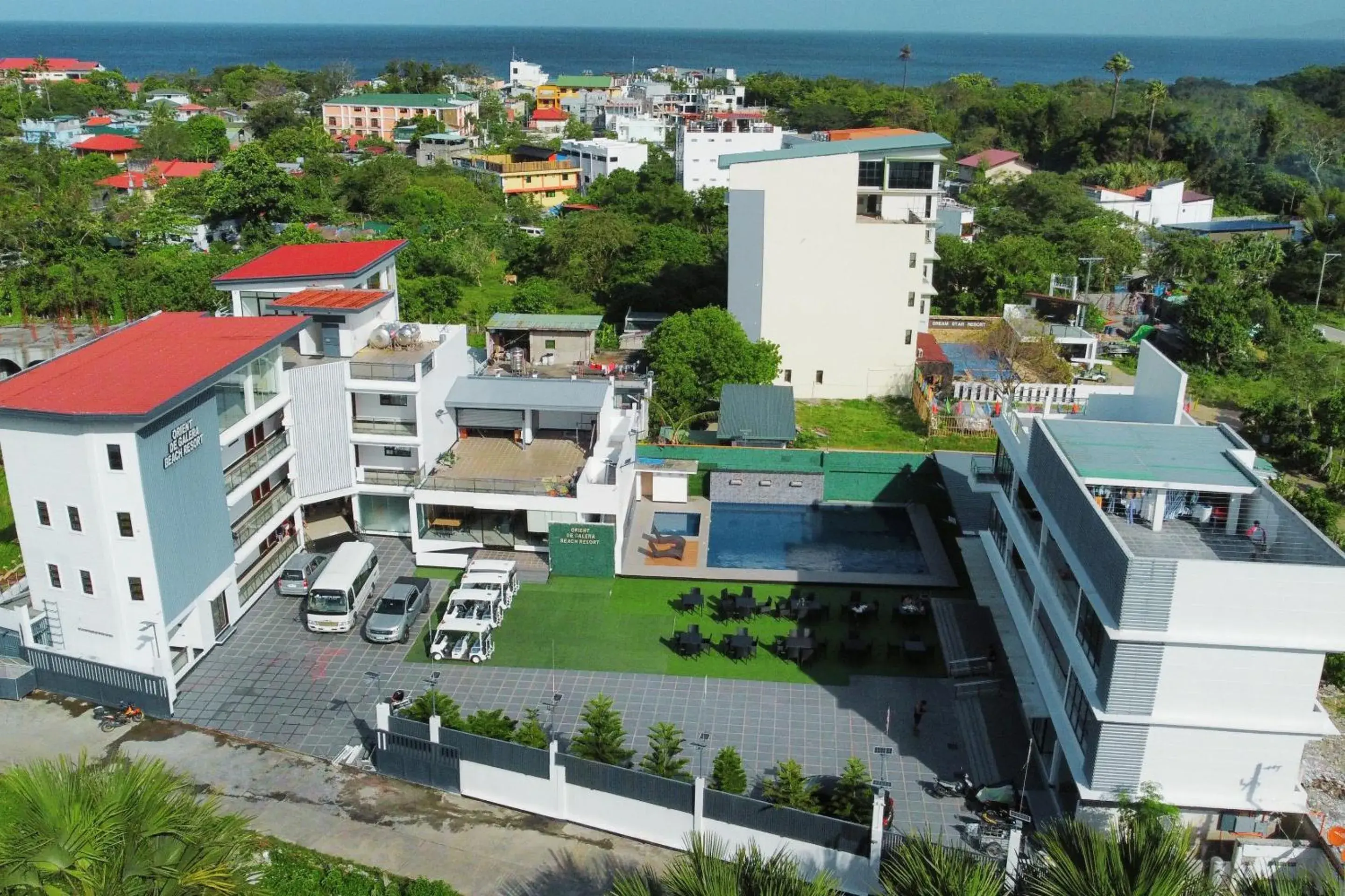 Property building in Orient De Galera Beach Resort Property building in Orient De Galera Beach Resort