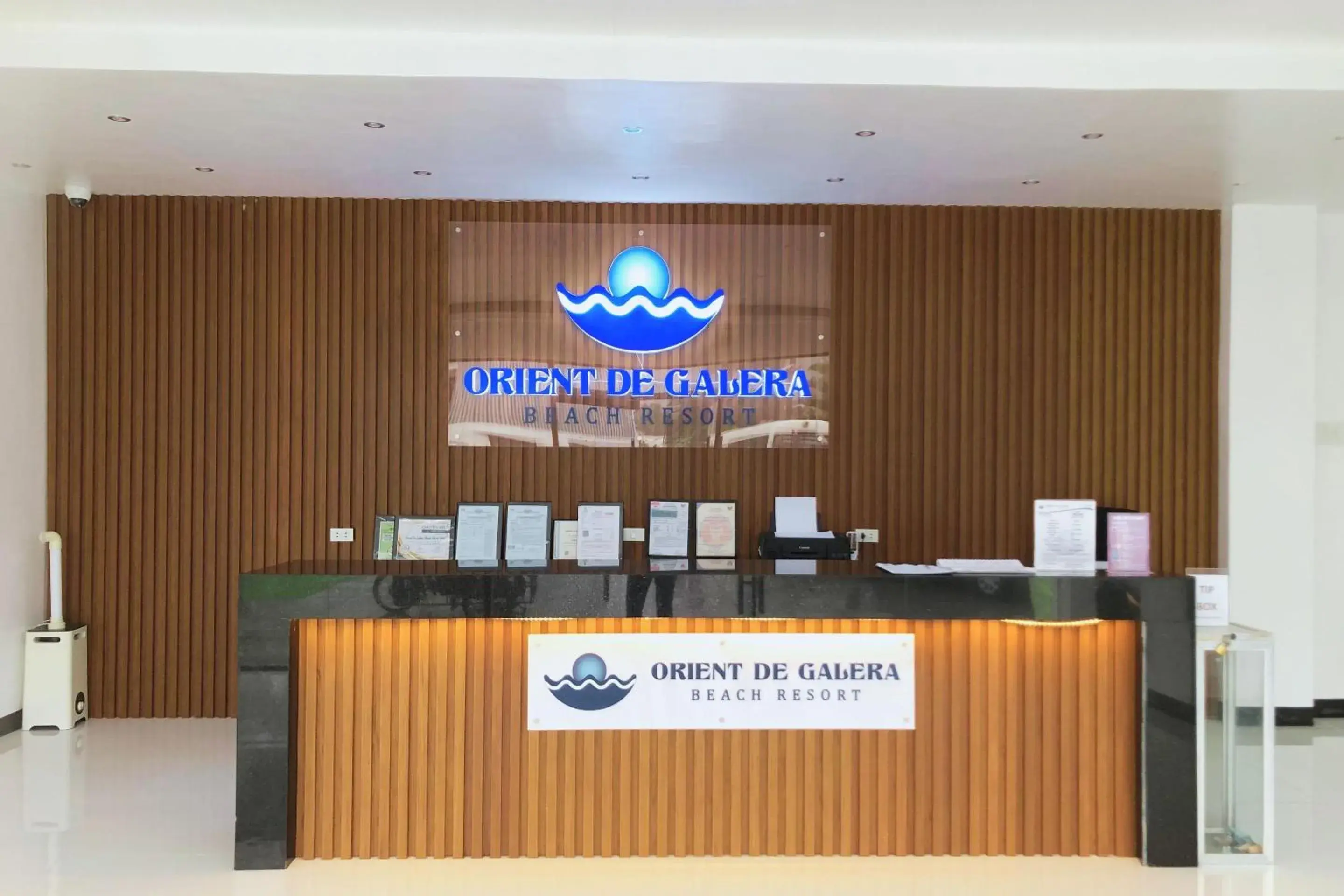Lobby or reception in Orient De Galera Beach Resort Lobby or reception in Orient De Galera Beach Resort