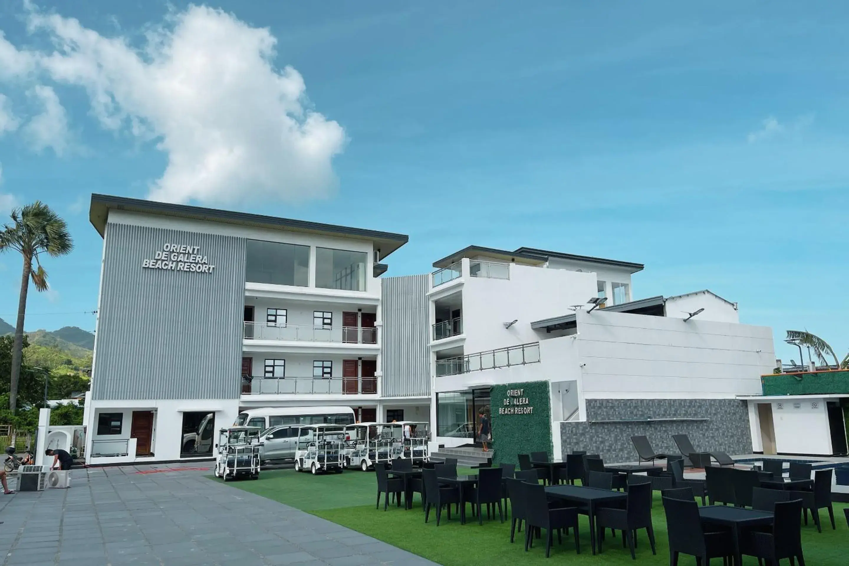 Property building in Orient De Galera Beach Resort Property building in Orient De Galera Beach Resort