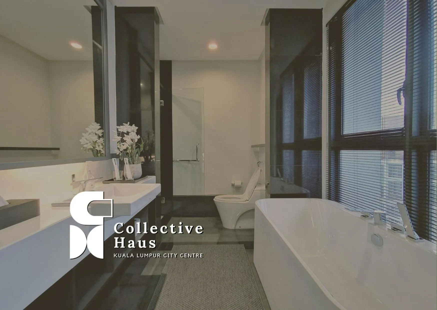 Bathroom in The Mews KLCC Kuala Lumpur by Collective Haus