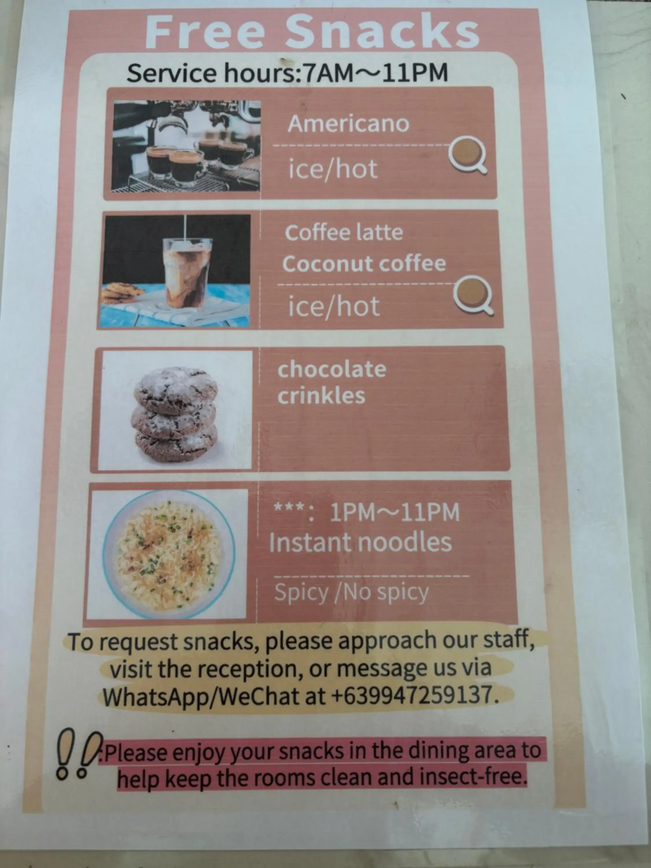 Food and drinks in Diving Addiction Resort Food and drinks in Diving Addiction Resort