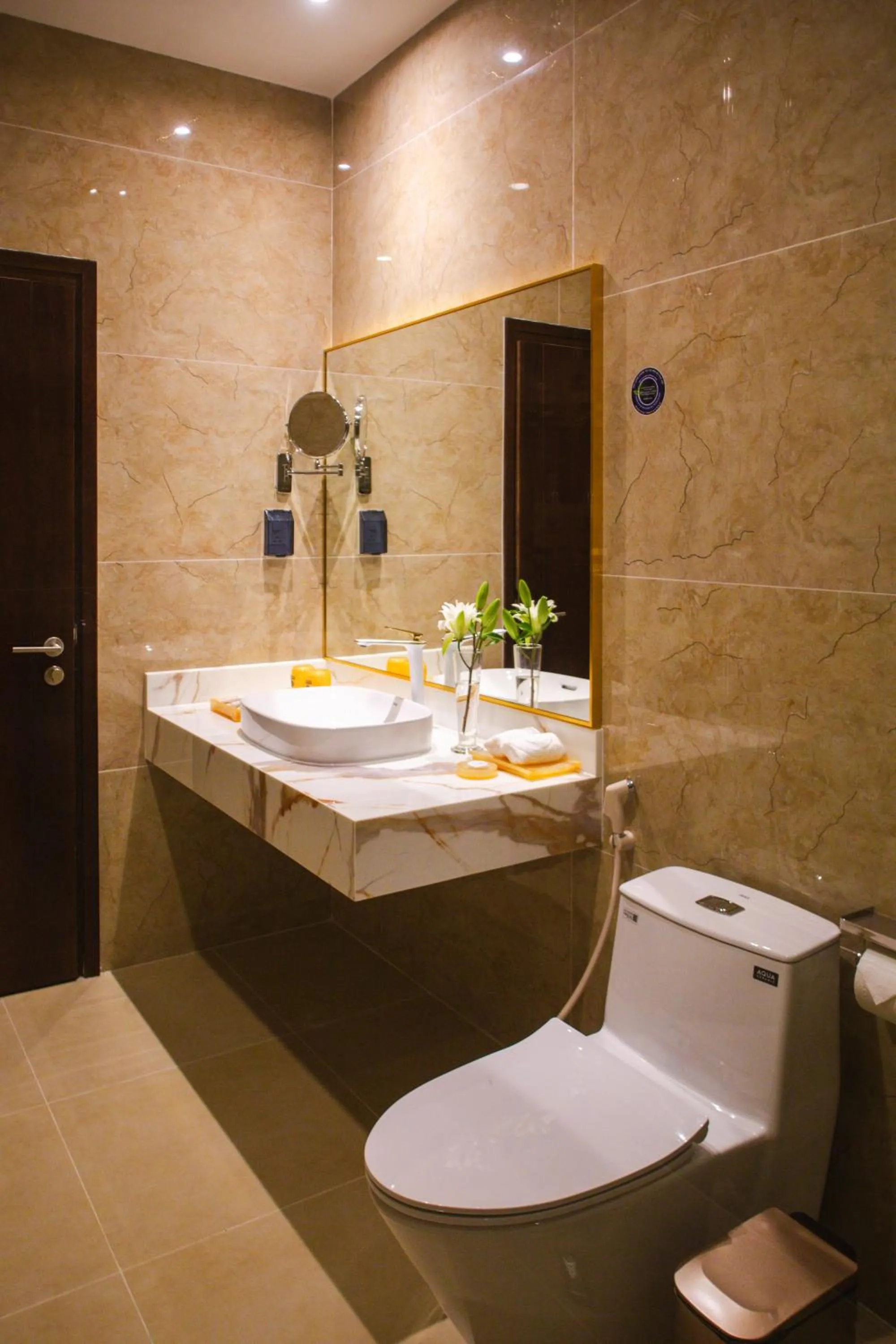 Bathroom in SANDALS AQUILA HOTEL