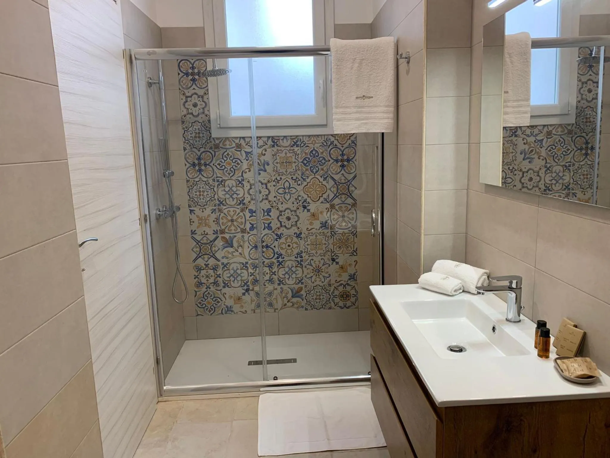 Shower in Tenuta Cursano