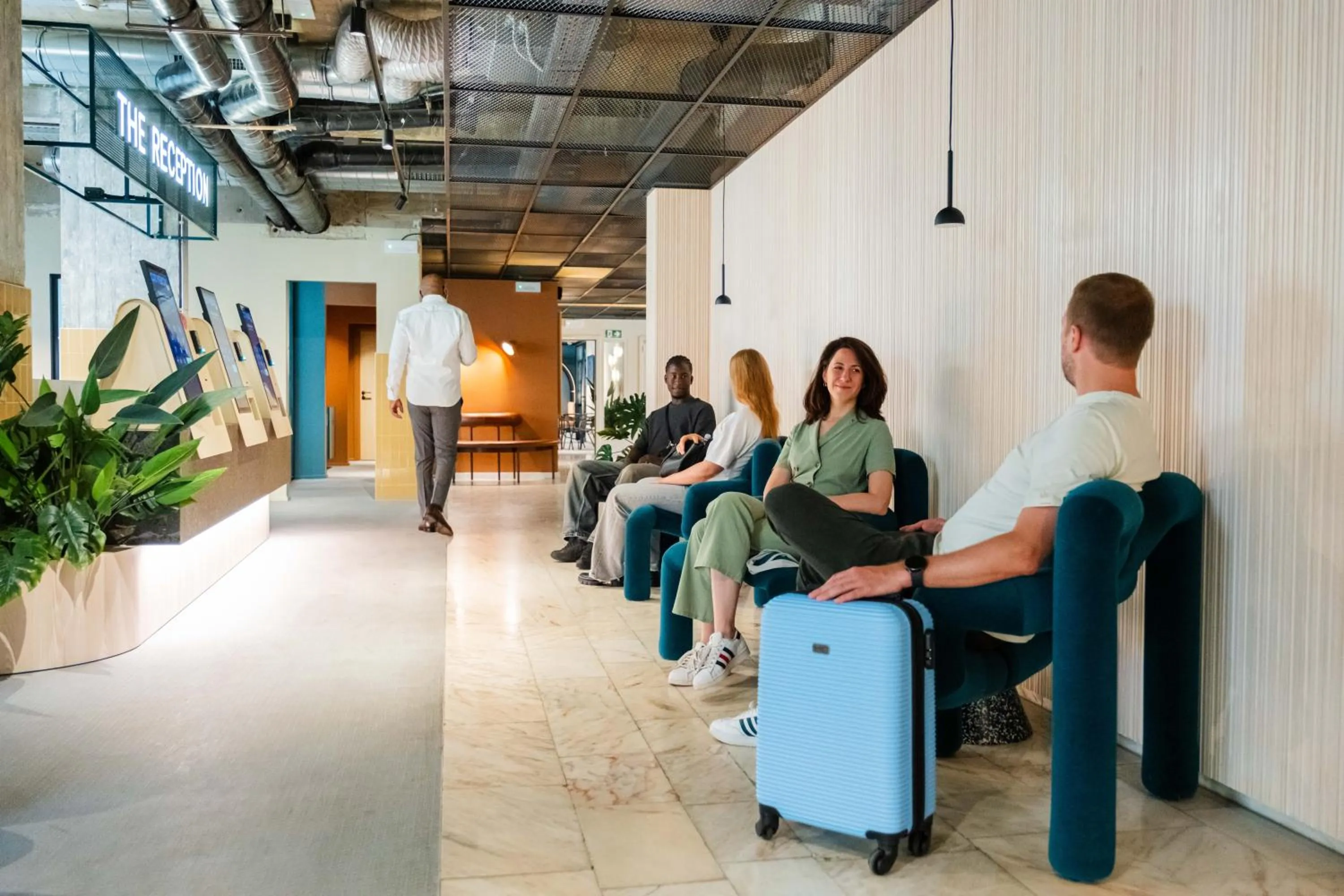 Lobby or reception in Citybox Brussels Centre Louise