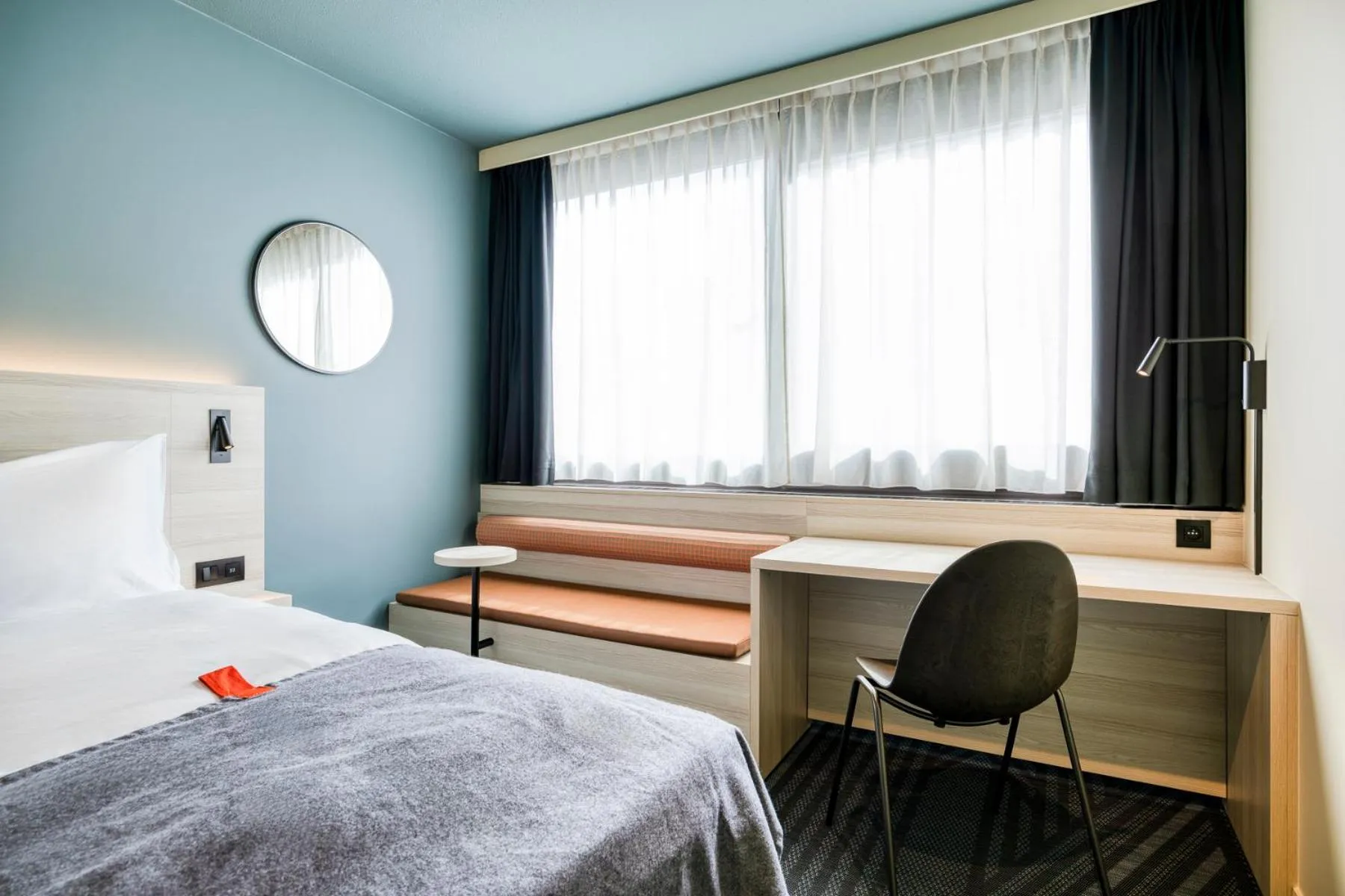 Bed in Citybox Brussels Centre Louise