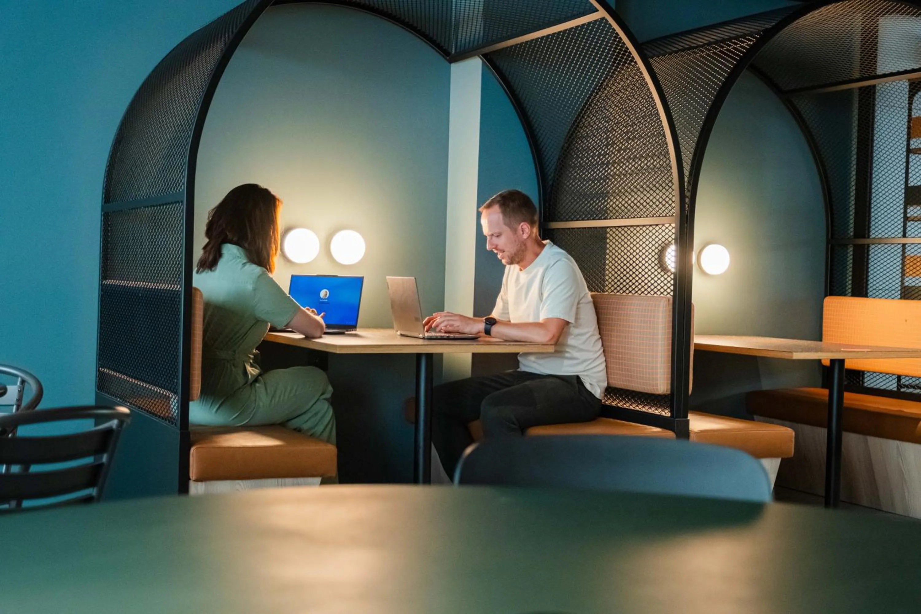 Seating area in Citybox Brussels Centre Louise