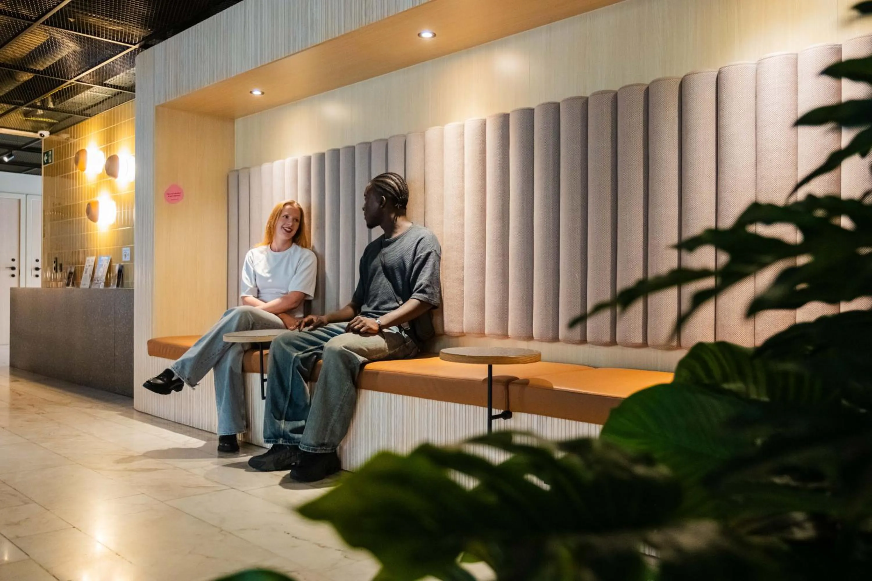 Seating area in Citybox Brussels Centre Louise