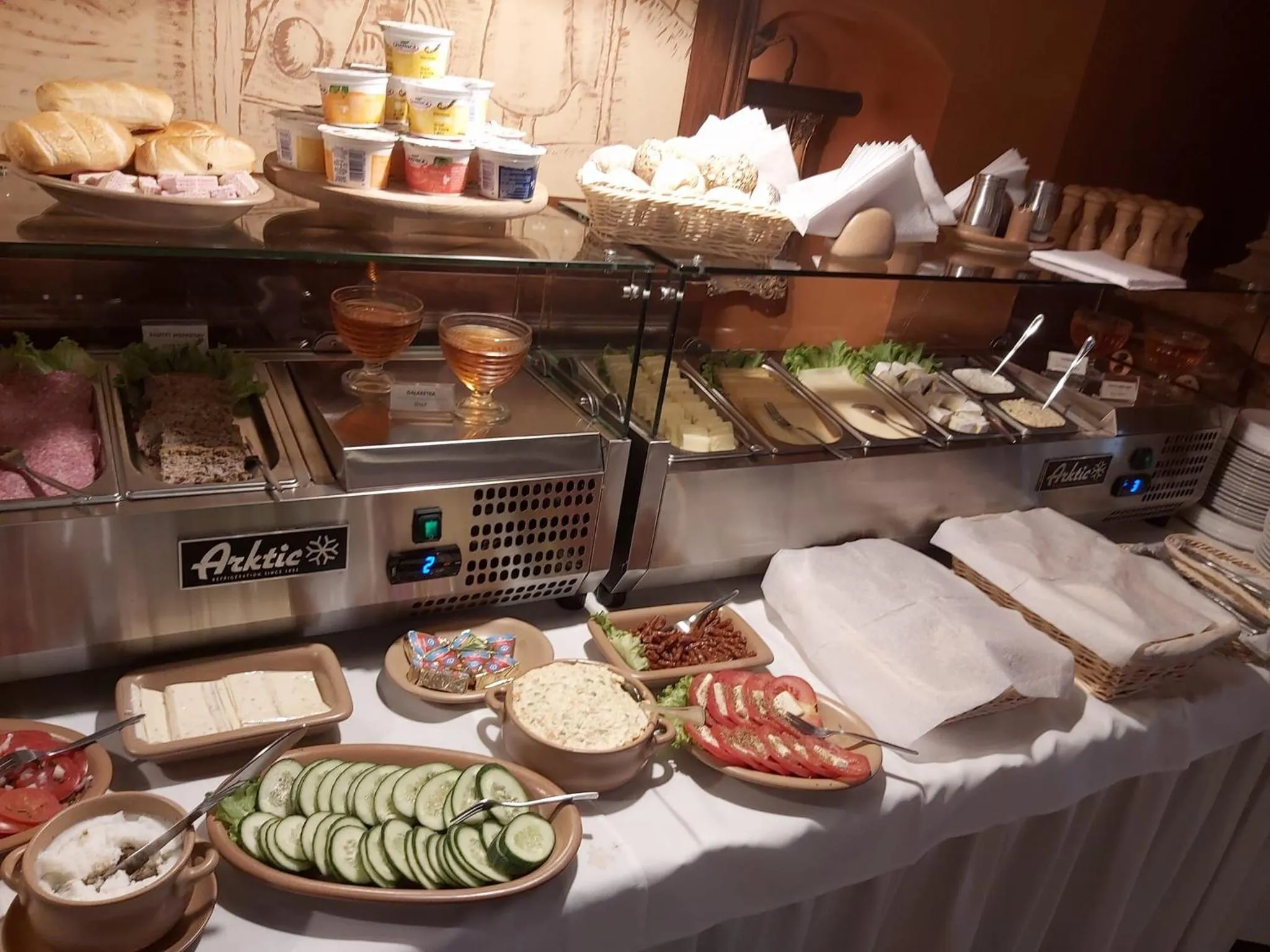 Buffet breakfast in Hotel Legenda