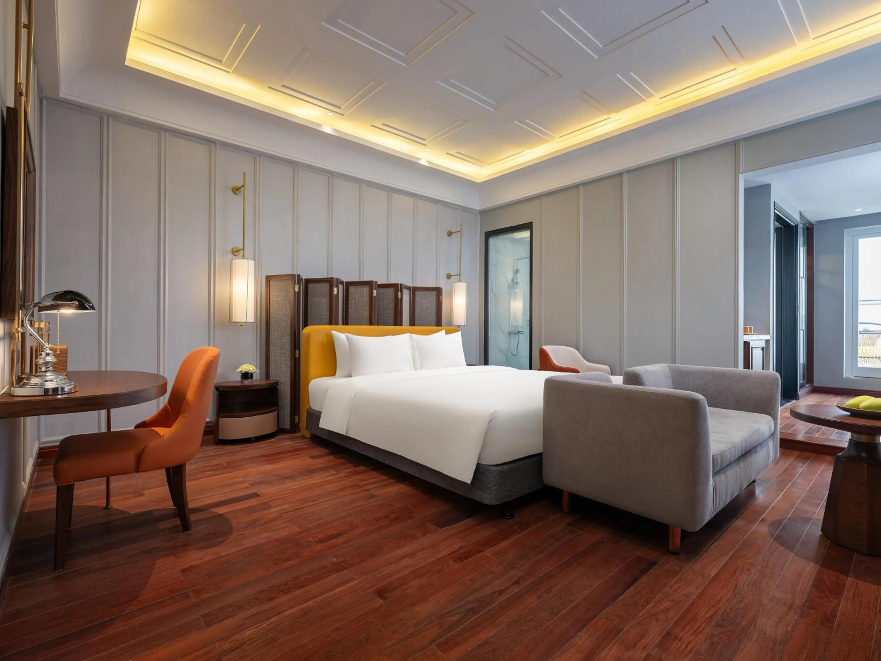 Bed in Minerva Premium Hotel