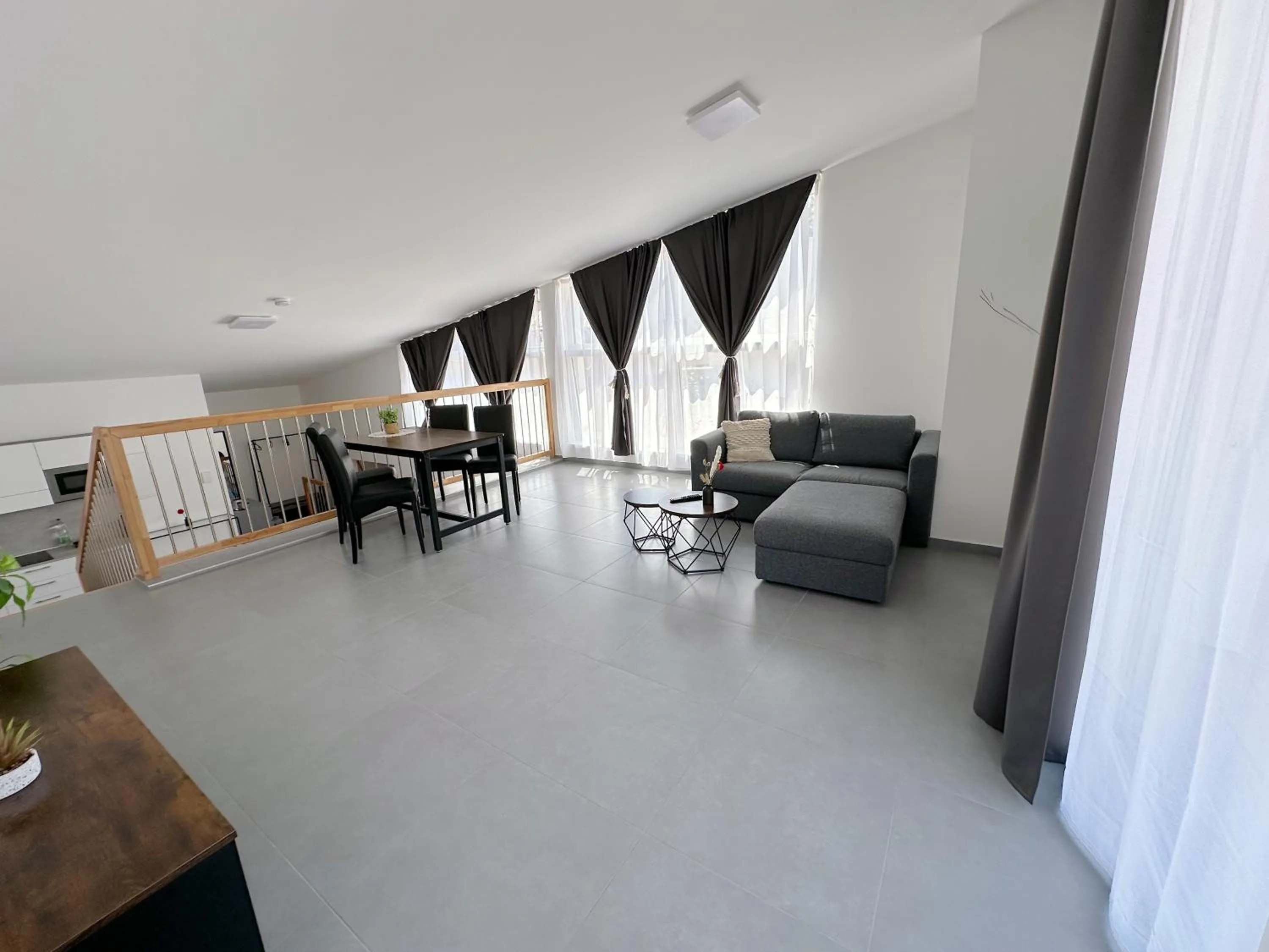 Seating area in Grazora Living Apartments