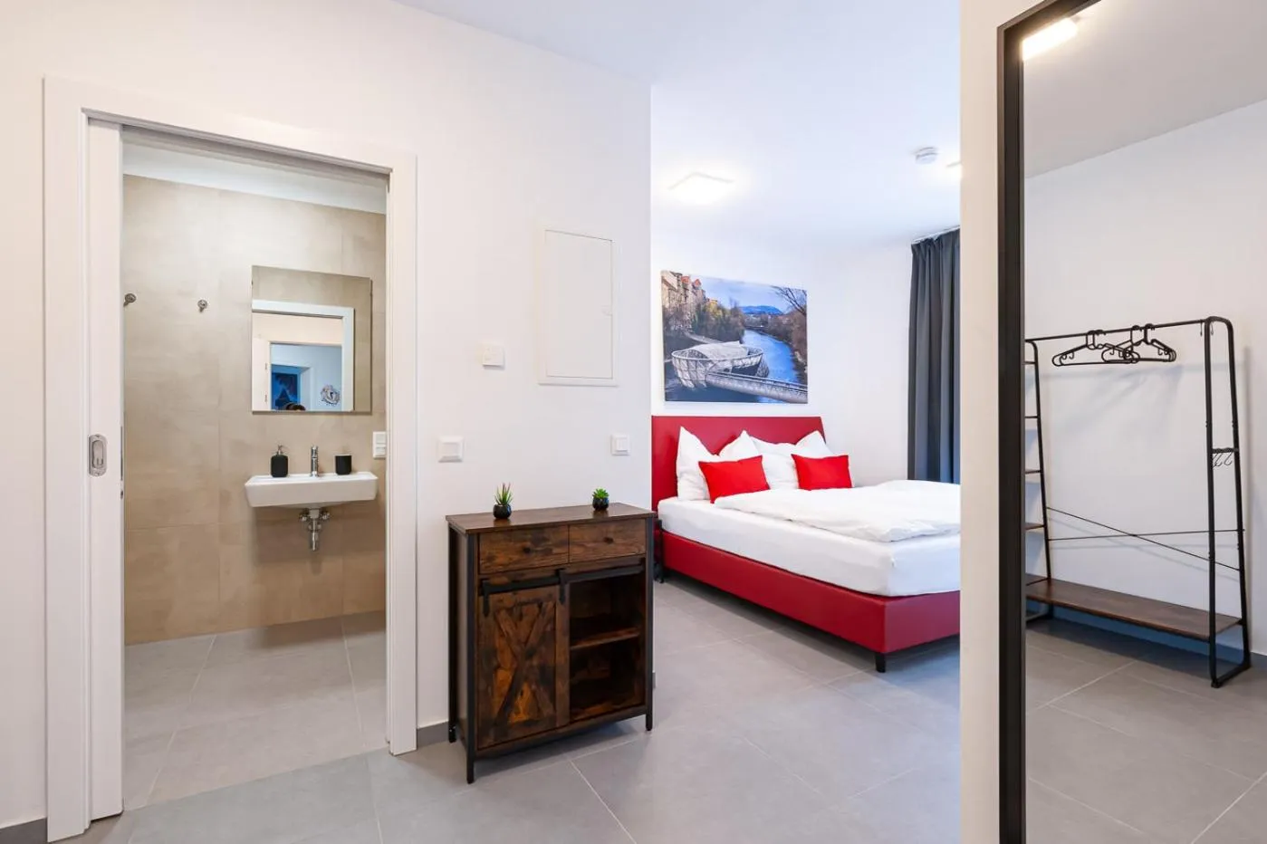 Bedroom, Bed in Grazora Living Apartments