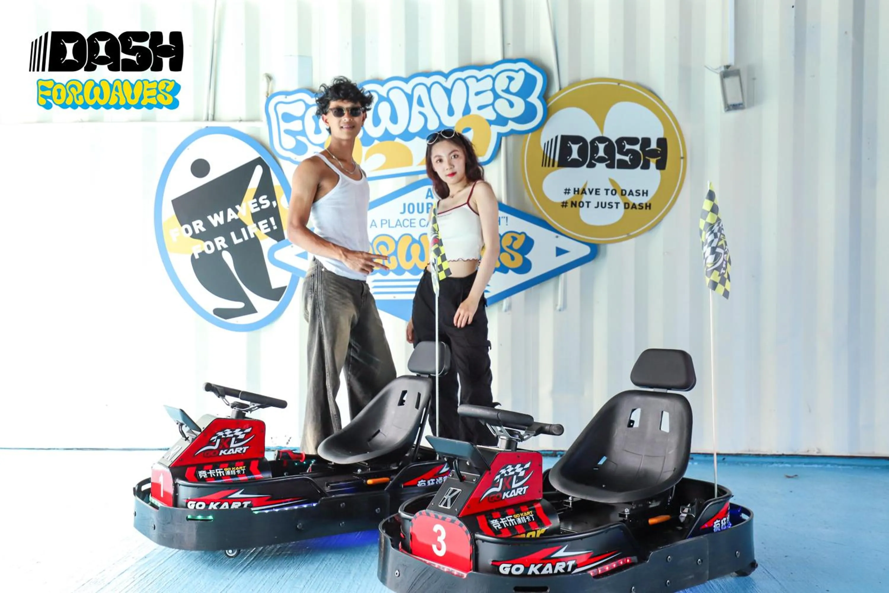 People in Dash Forwaves Hotel