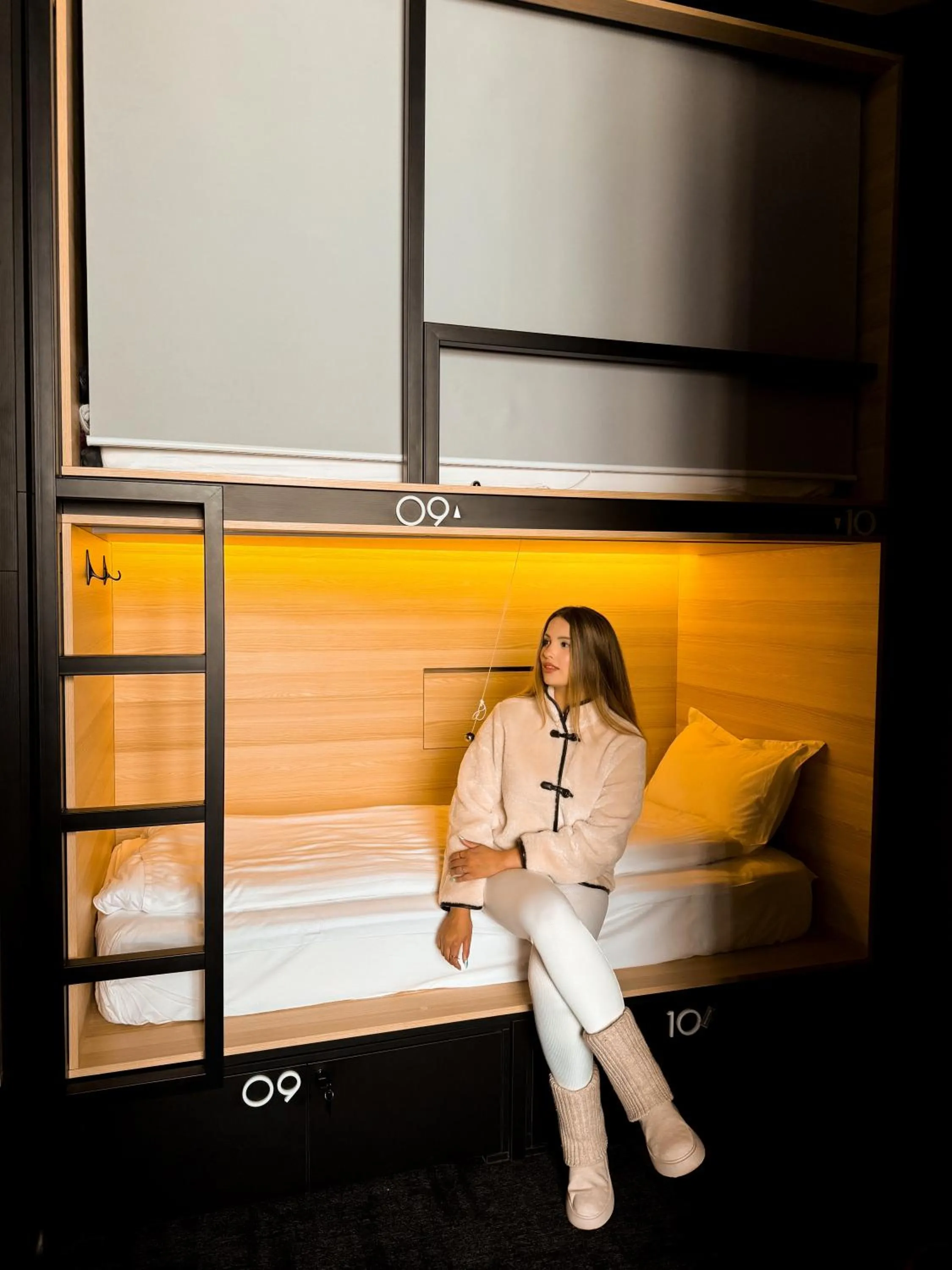 Single Bed in Female Dormitory Room in Nordic Hostel
