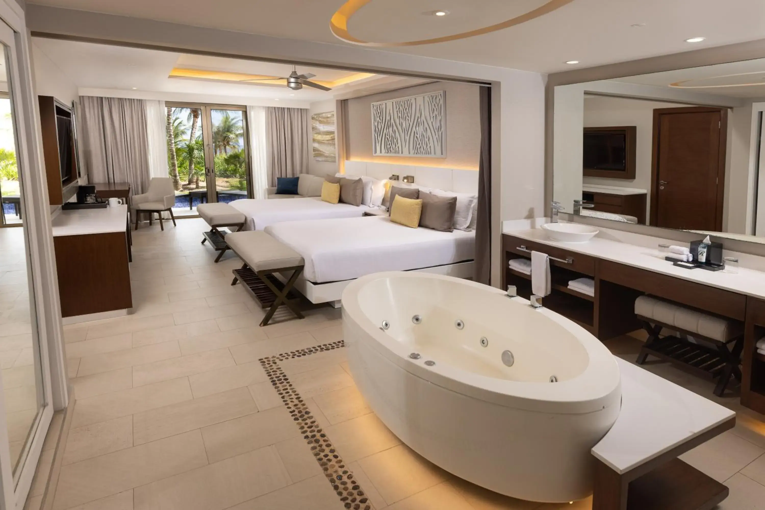 Luxury Chairman's Two Bedroom Suite Ocean Front DC in Royalton Riviera Cancun, An Autograph Collection All-Inclusive Resort & Casino Luxury Chairman's Two Bedroom Suite Ocean Front DC in Royalton Riviera Cancun, An Autograph Collection All-Inclusive Resort & Casino