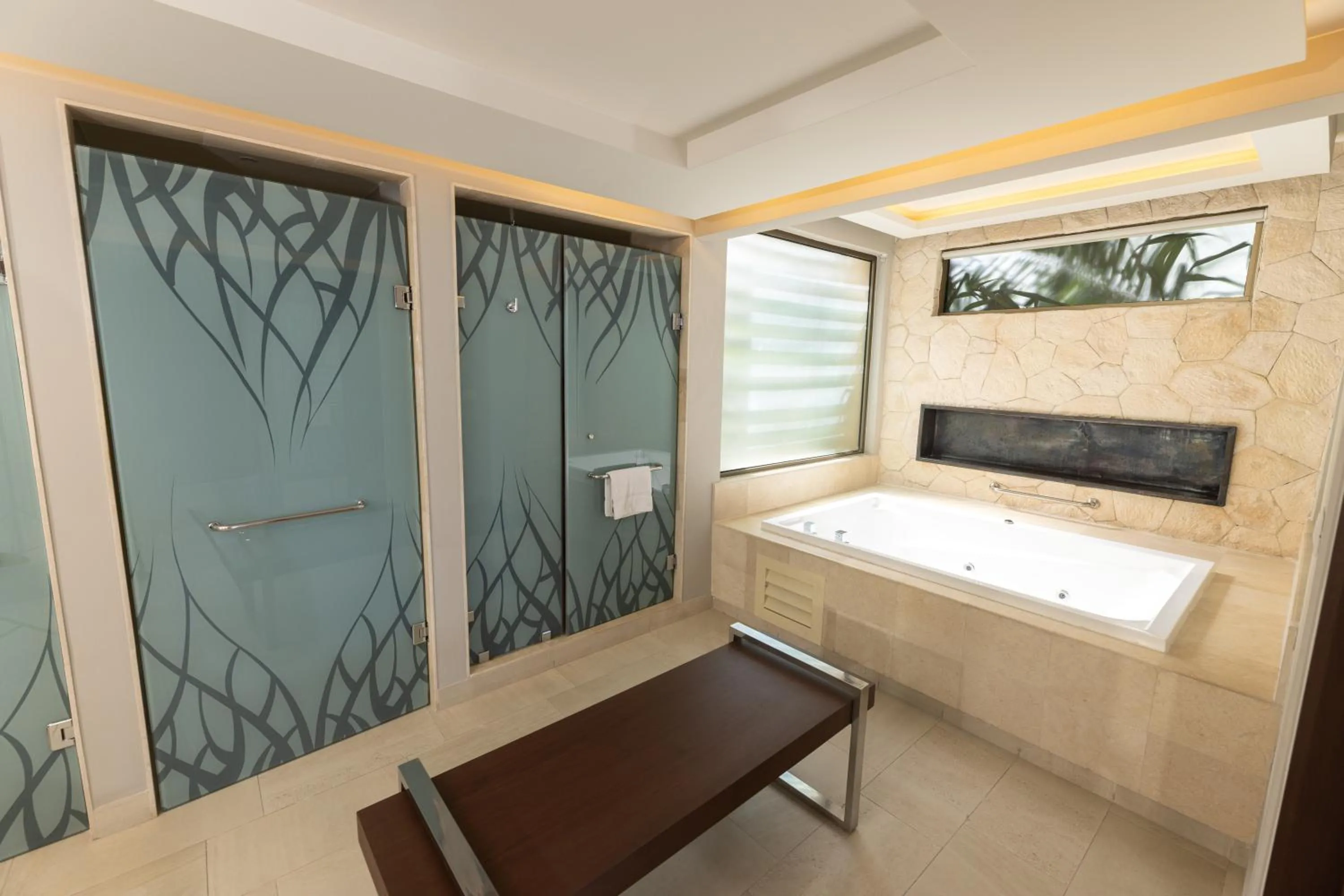 Bathroom, Bed in Royalton Riviera Cancun, An Autograph Collection All-Inclusive Resort & Casino