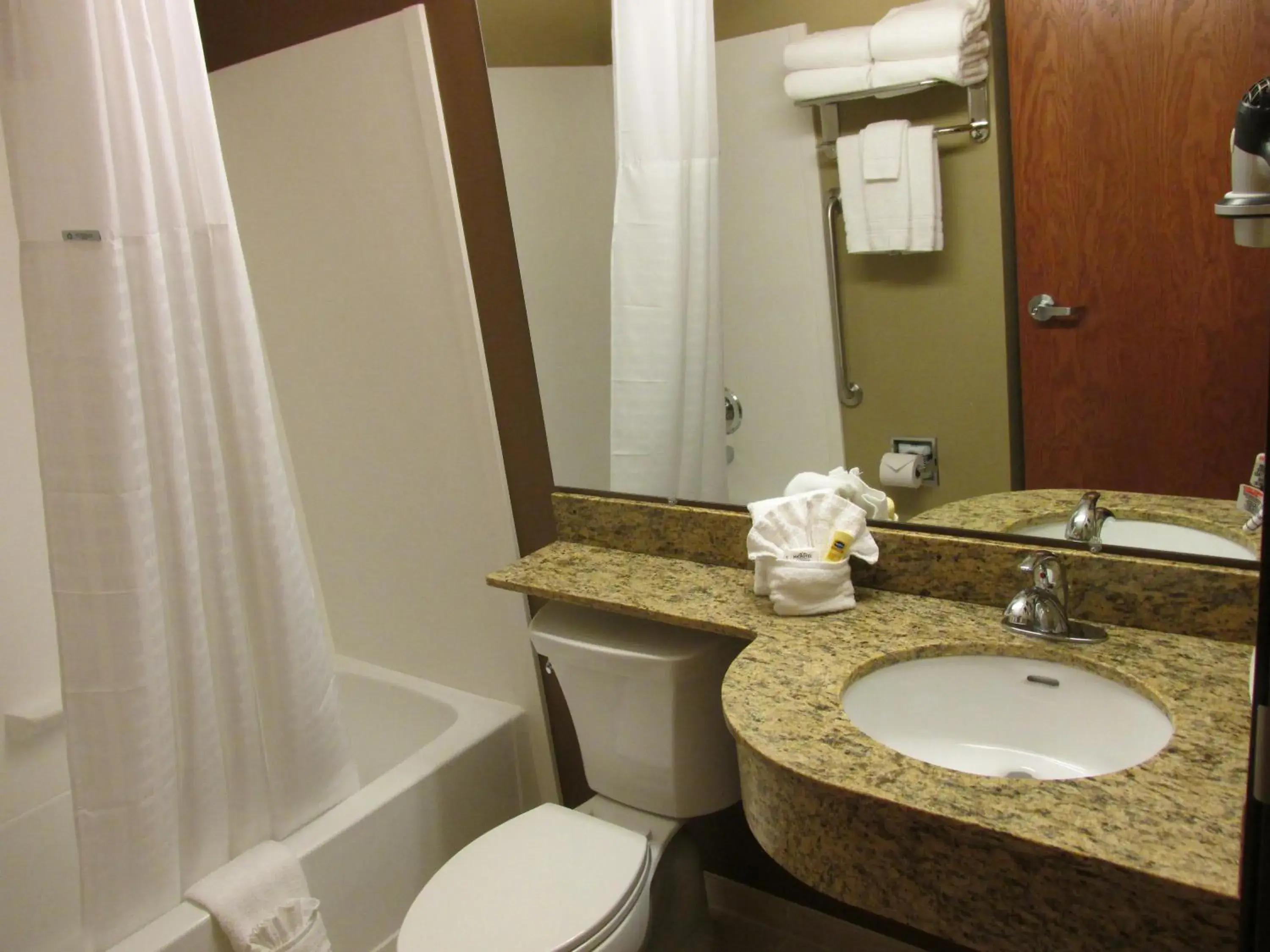 Bathroom in Microtel Inn & Suites by Wyndham Bathroom in Microtel Inn & Suites by Wyndham