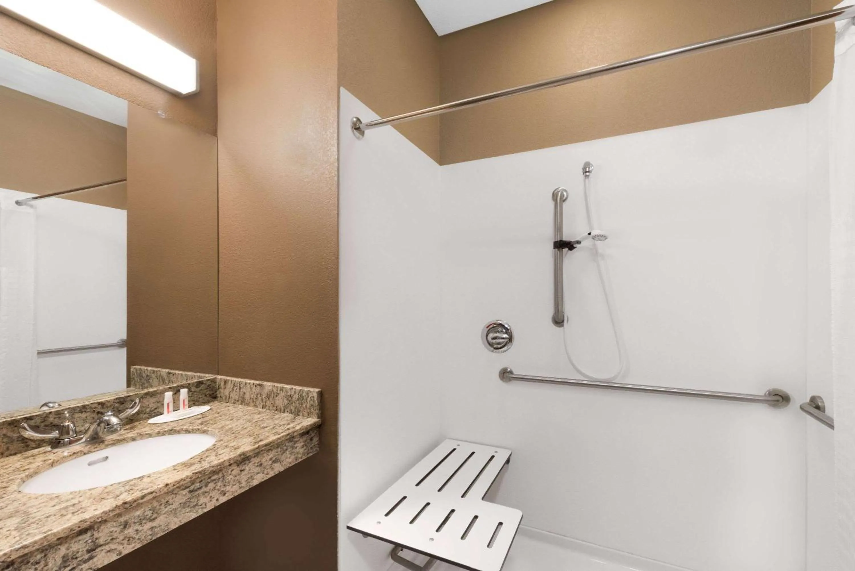 Shower in Microtel Inn & Suites by Wyndham