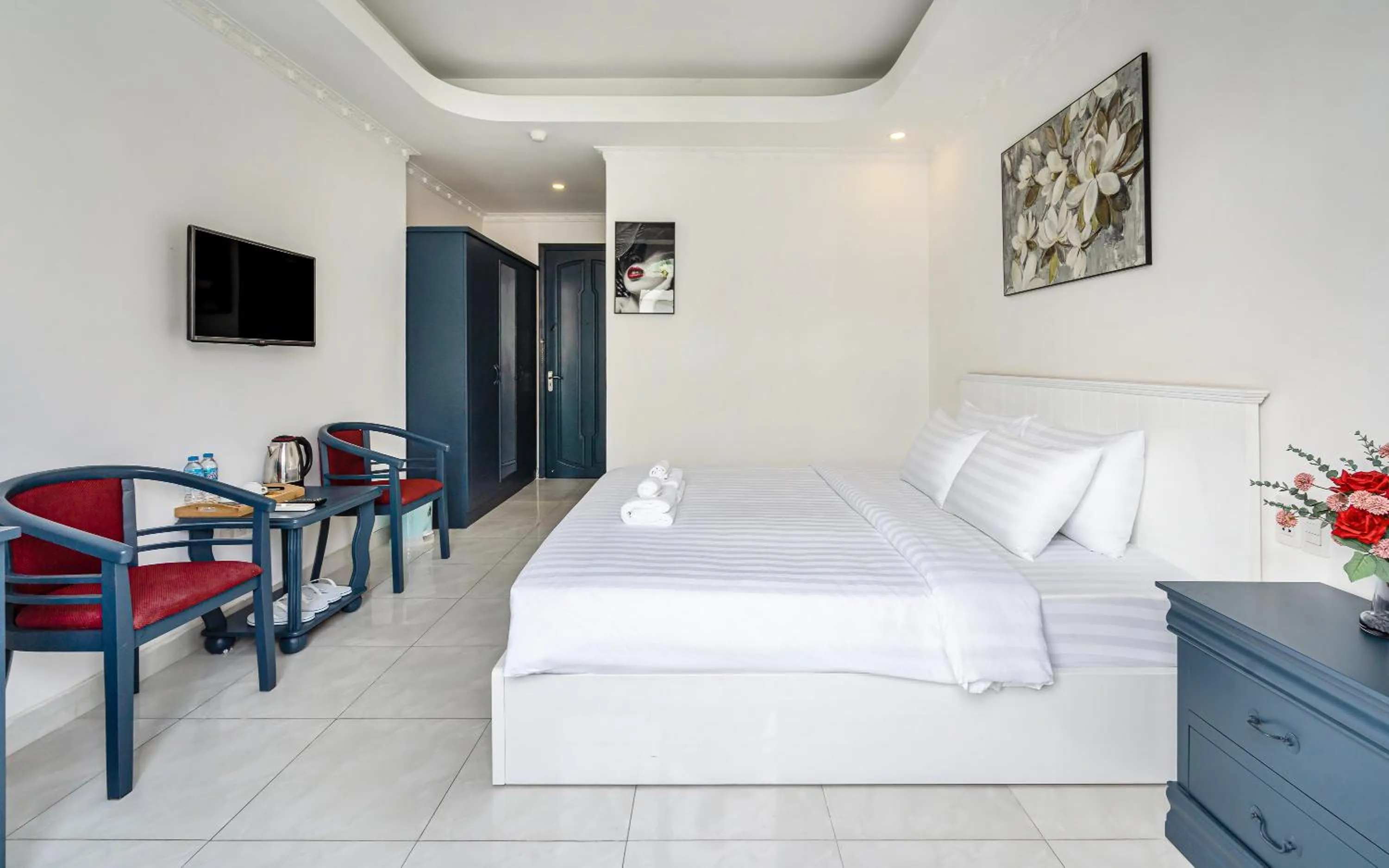 Bed in La Casona Boutique Hotel