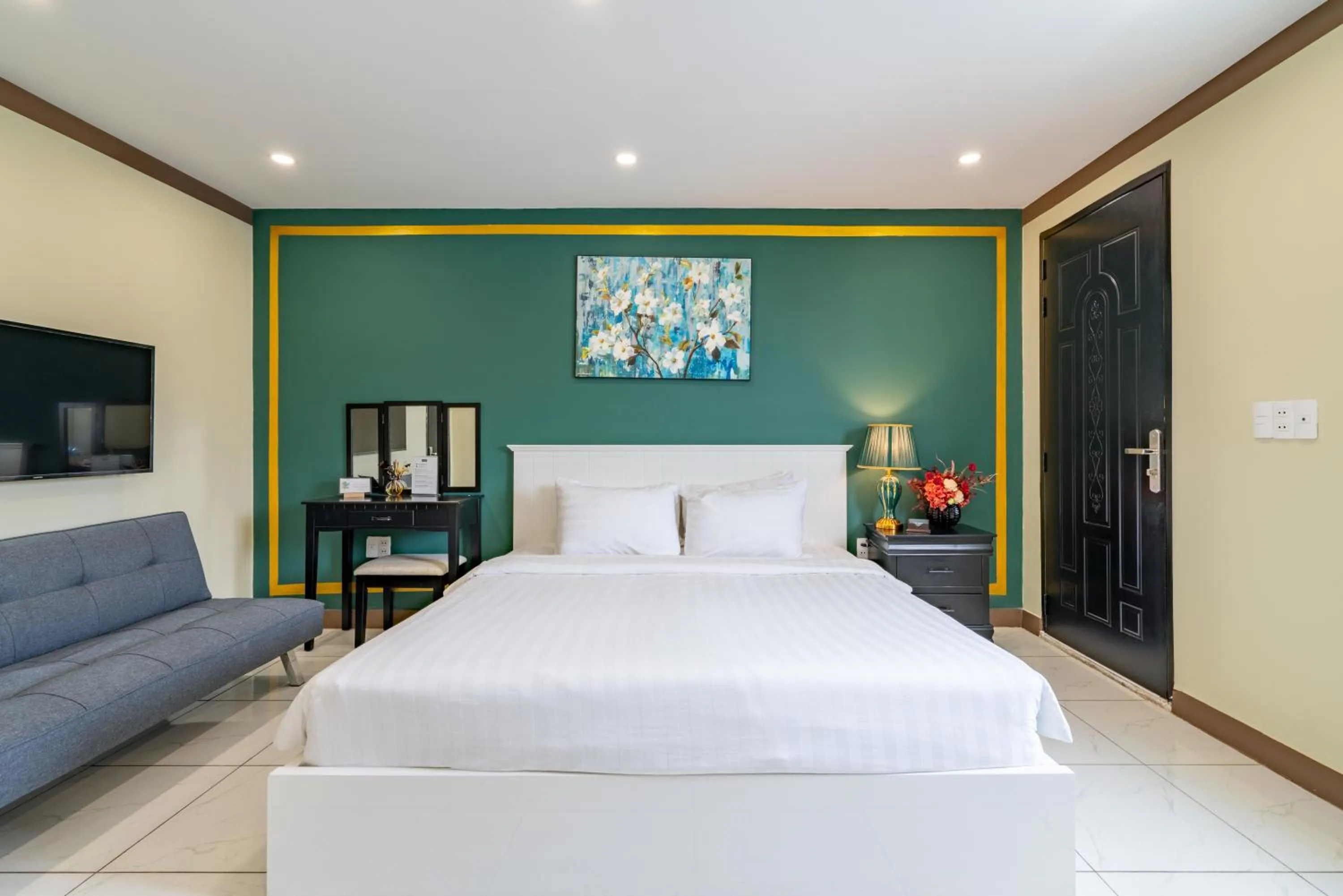 Bed in La Casona Boutique Hotel