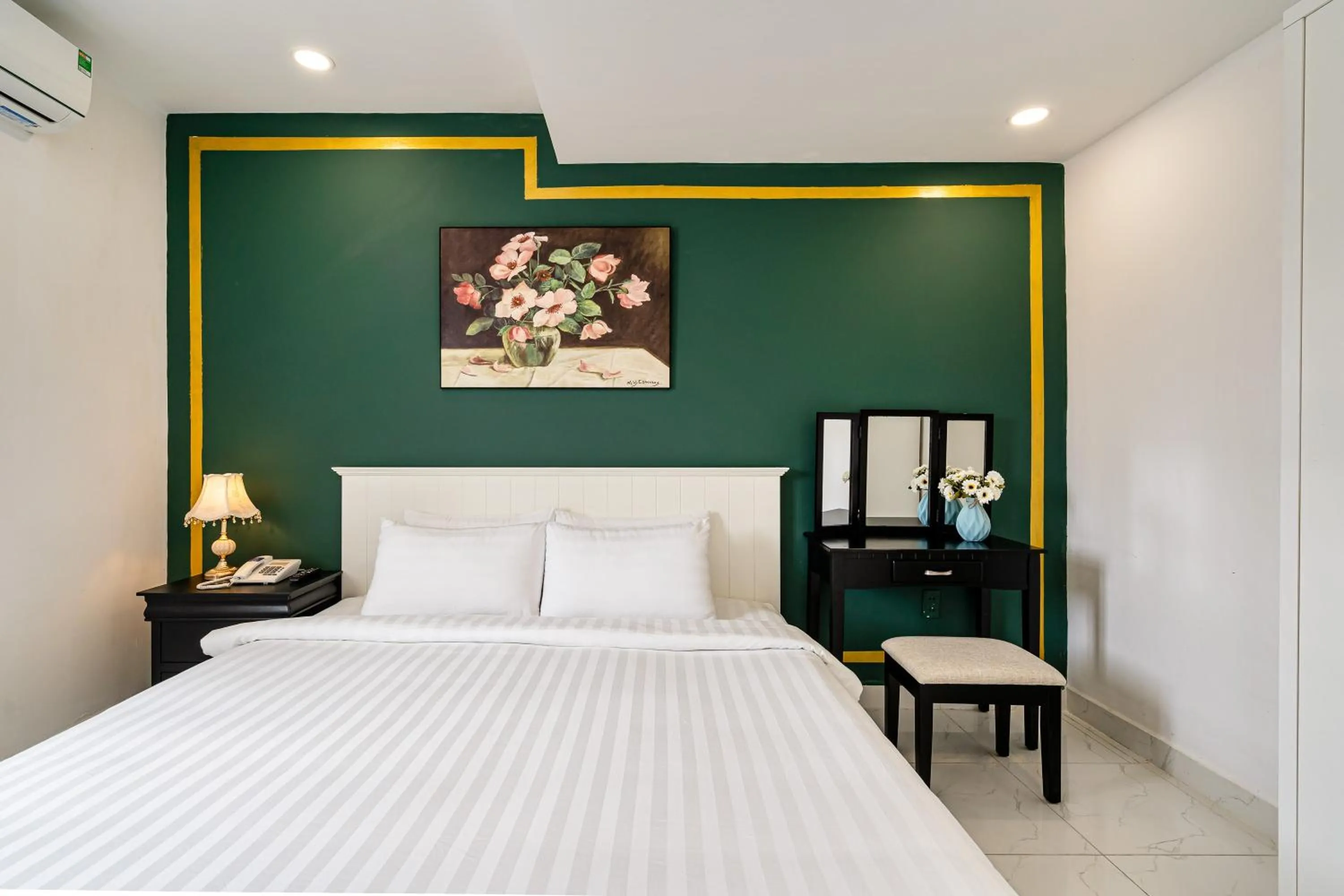 Bed in La Casona Boutique Hotel