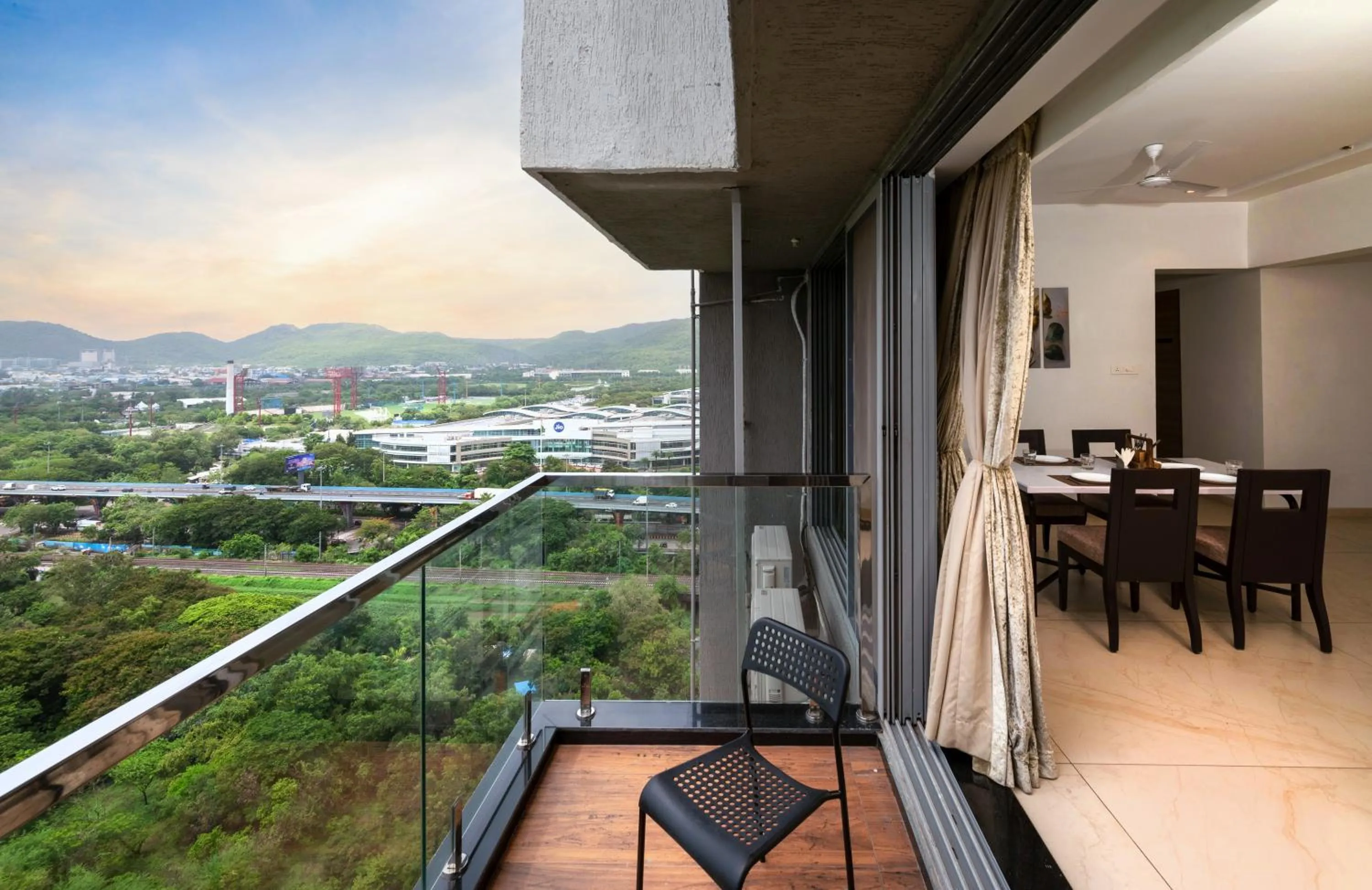 Balcony/Terrace in Freesia Residency By Express Inn - Navi Mumbai