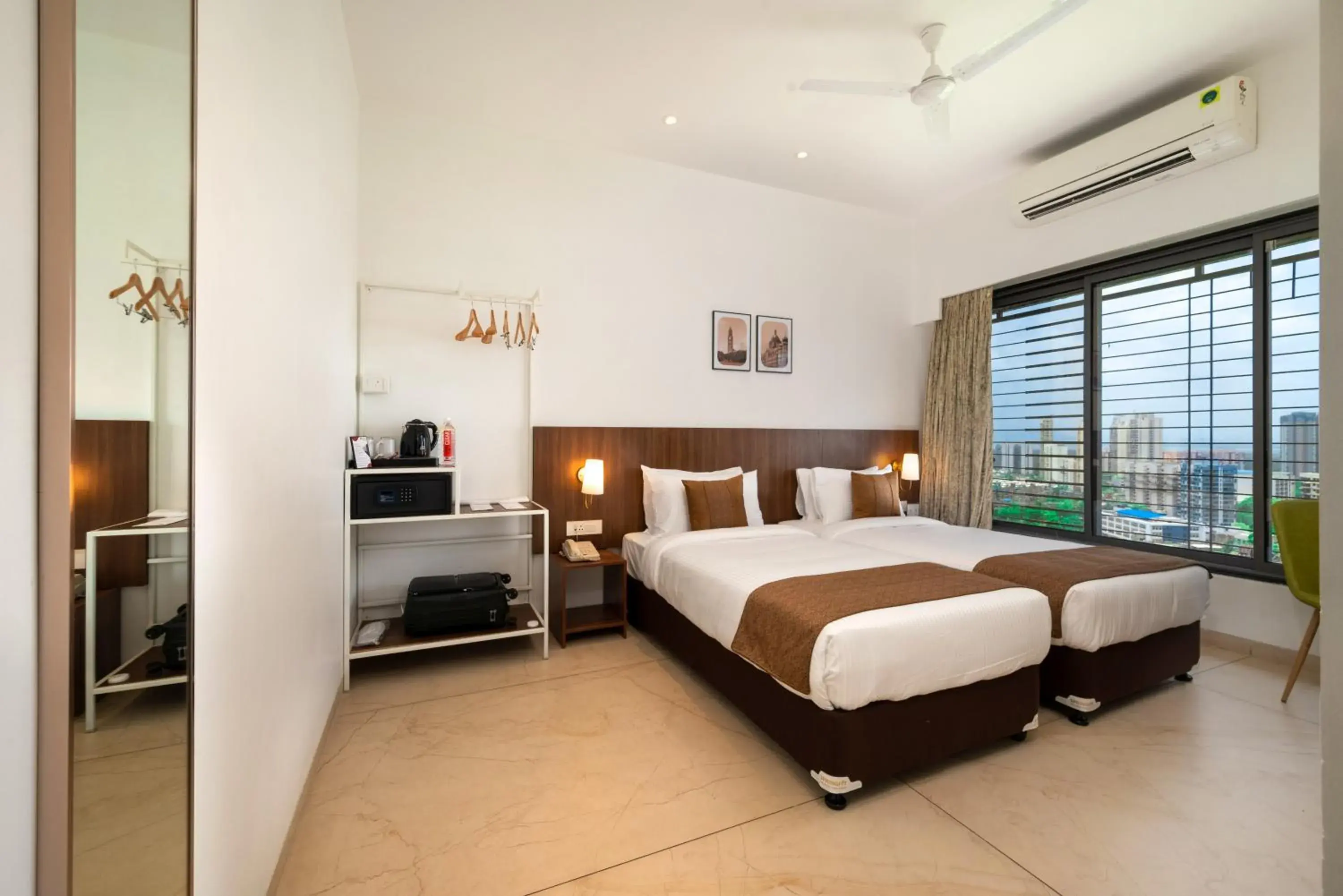 Bed in Freesia Residency By Express Inn - Navi Mumbai Bed in Freesia Residency By Express Inn - Navi Mumbai