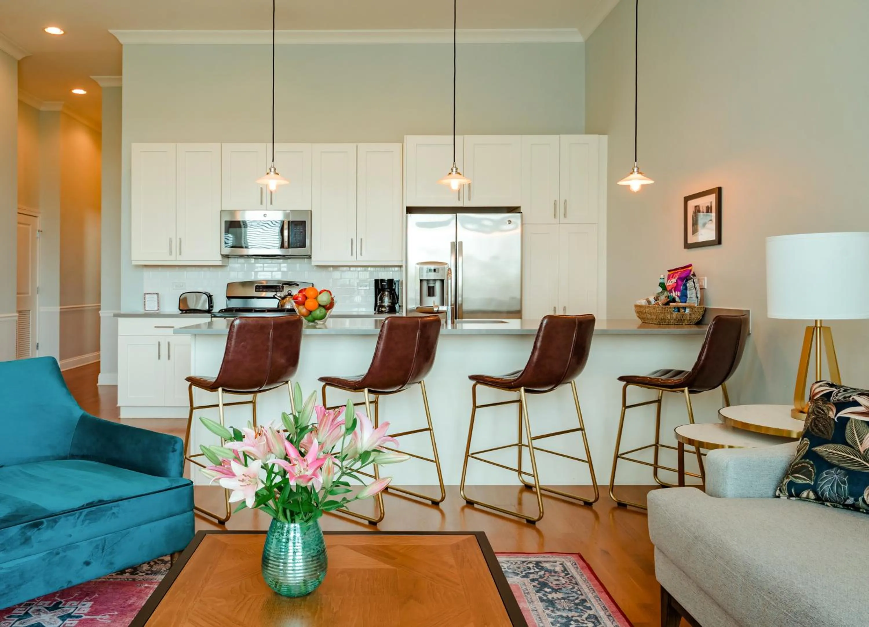 kitchen in The Guesthouse Hotel