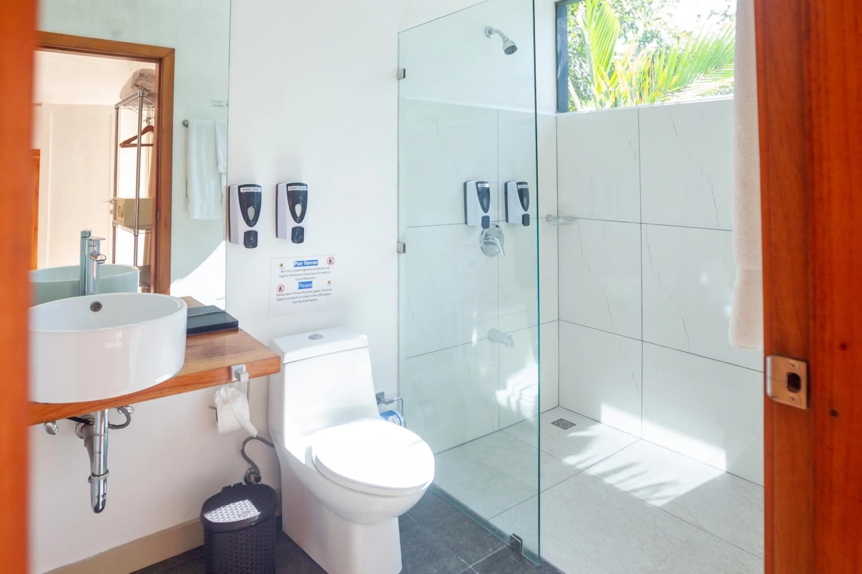 Shower in La Vela Boutique Hotel