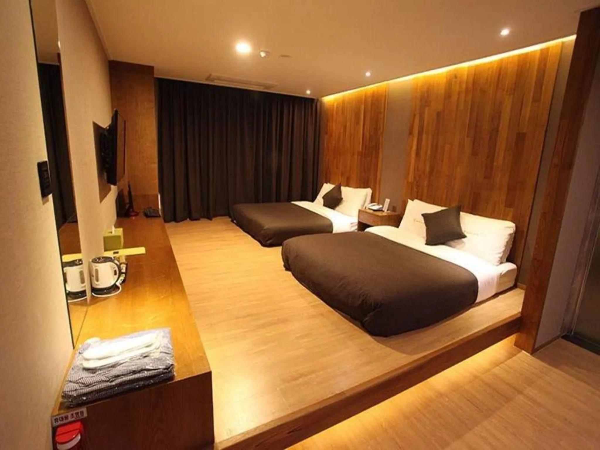 Bedroom, Bed in Hotel Rich