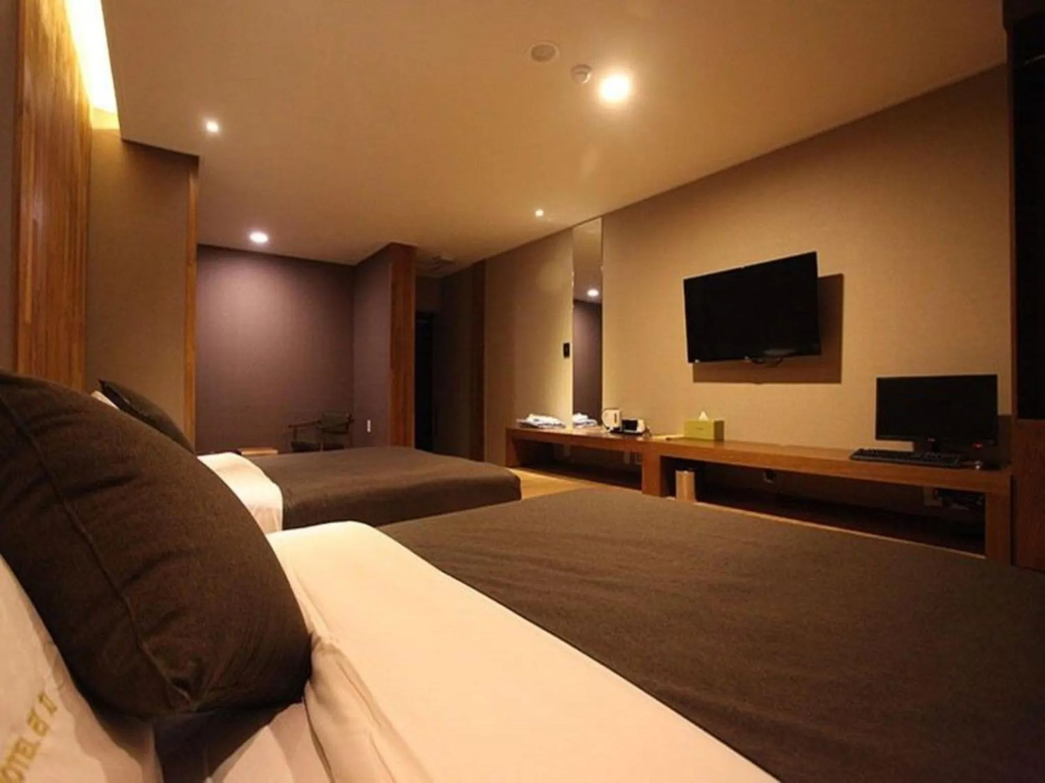 Bedroom, Bed in Hotel Rich