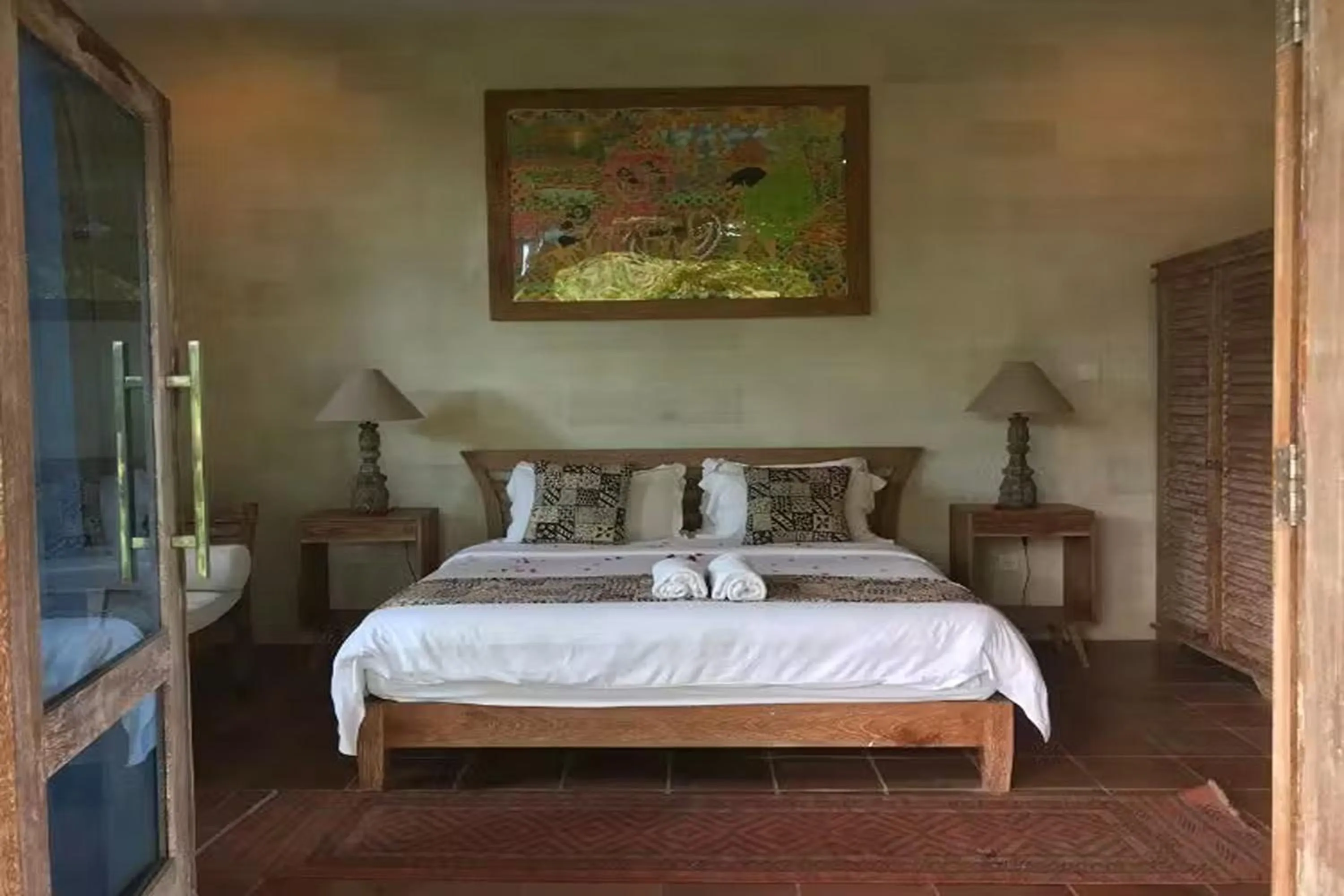 Bedroom, Bed in Bangsring Breeze