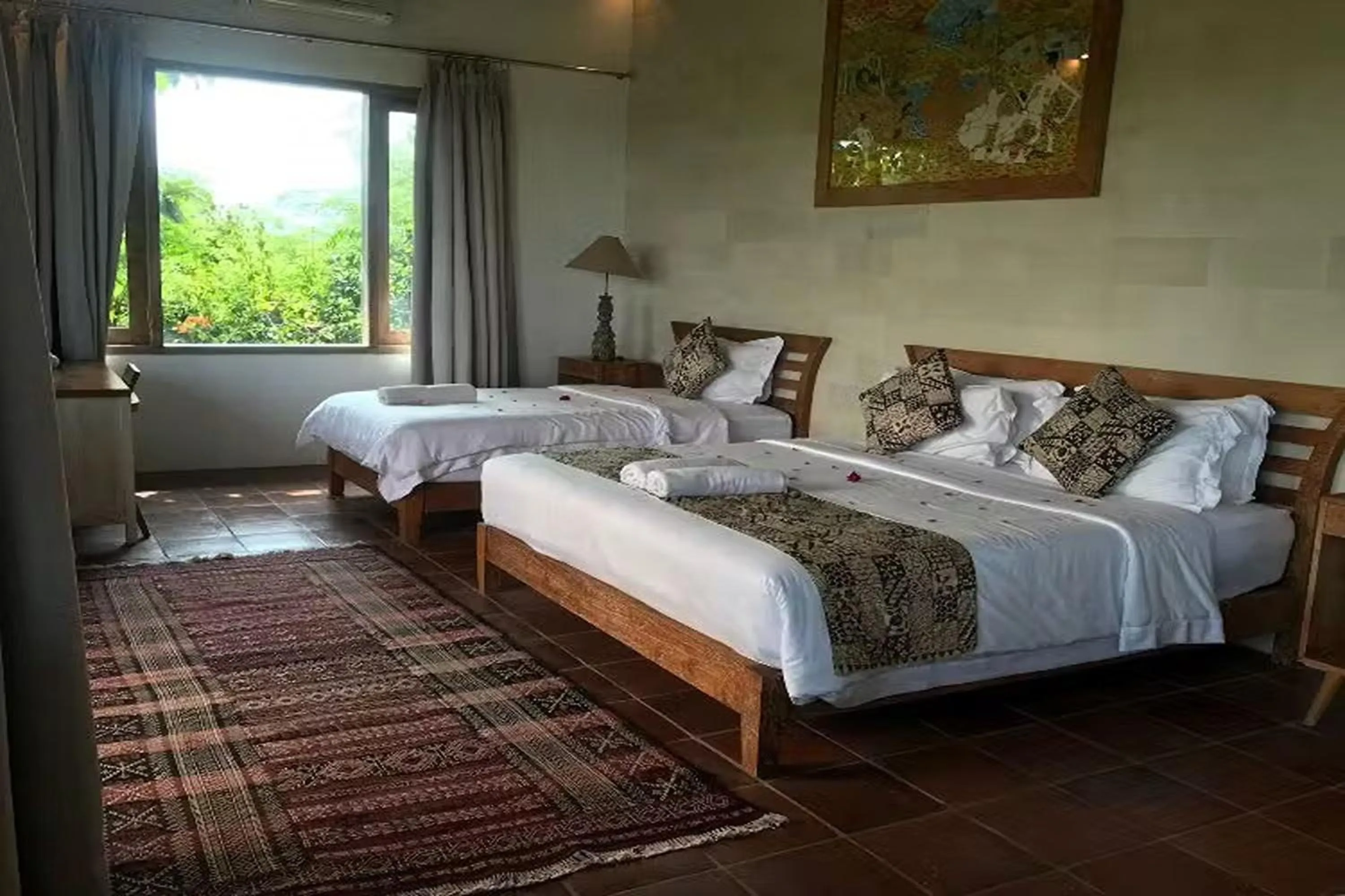 Bedroom, Bed in Bangsring Breeze